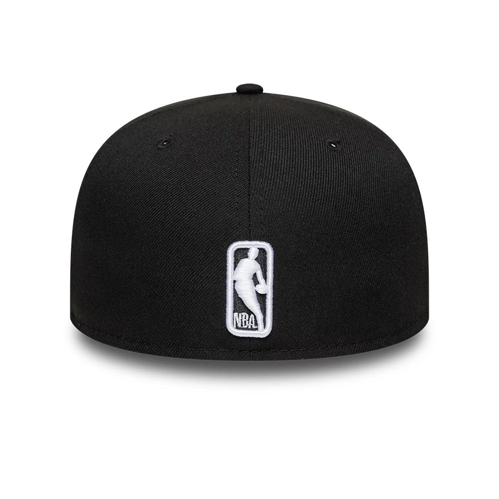 Brooklyn Nets NBA Basic Black 59FIFTY Fitted Cap - Image 5