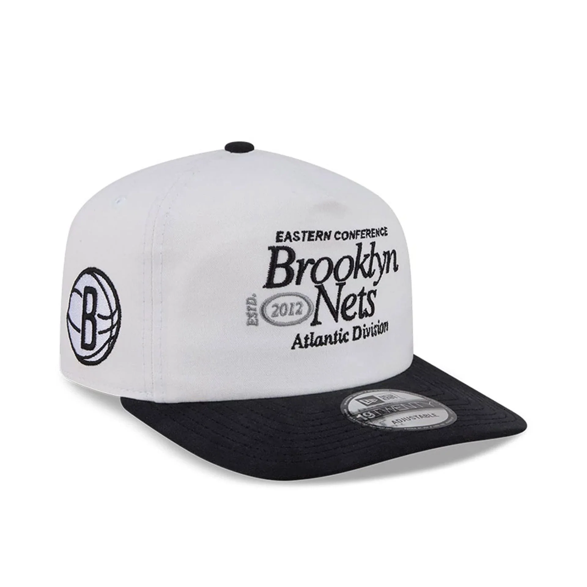 Brooklyn Nets NBA Conference White 19TWENTY Adjustable Cap