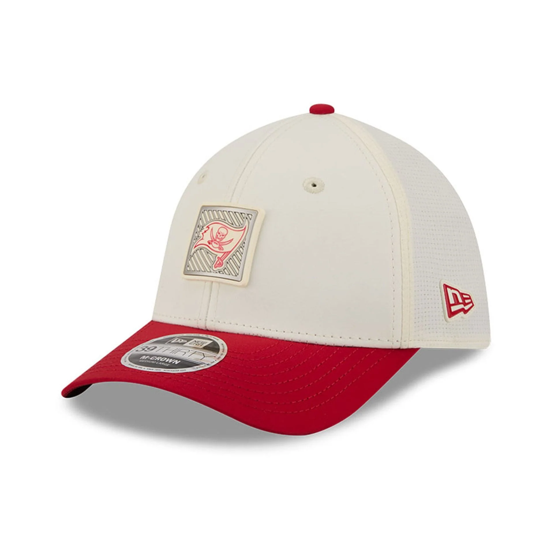 Buccaneers NFL Training 2026 White 39THIRTY M-Crown Stretch Fit Cap - Image 3