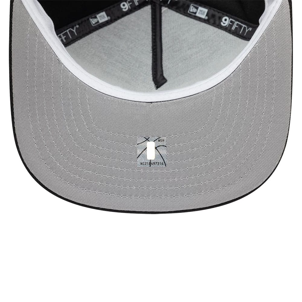 Bucks NBA Hardwood Classic Black 9FIFTY A-Frame Snapback Adjustable Cap - Image 2