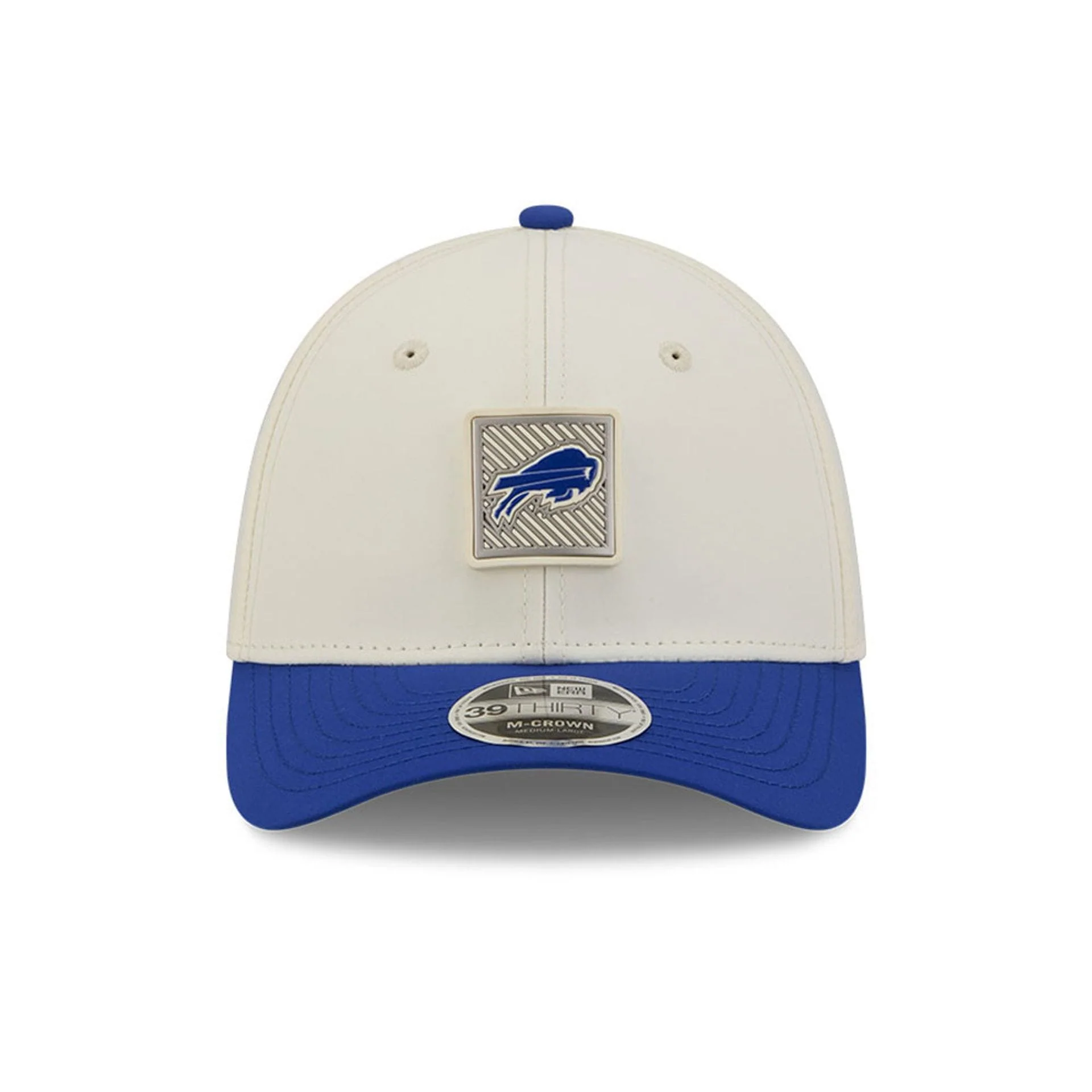 Buffalo Bills NFL Training 2026 White 39THIRTY M-Crown Stretch Fit Cap - Image 2