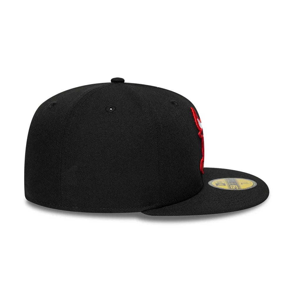 Bulls NBA Hardwood Classic Black 59FIFTY Fitted Cap - Image 7