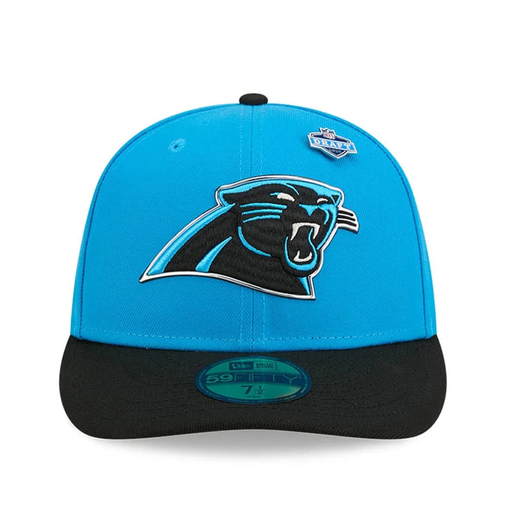 Carolina Panthers NFL Draft 2026 Blue 59FIFTY Fitted Cap - Image 2