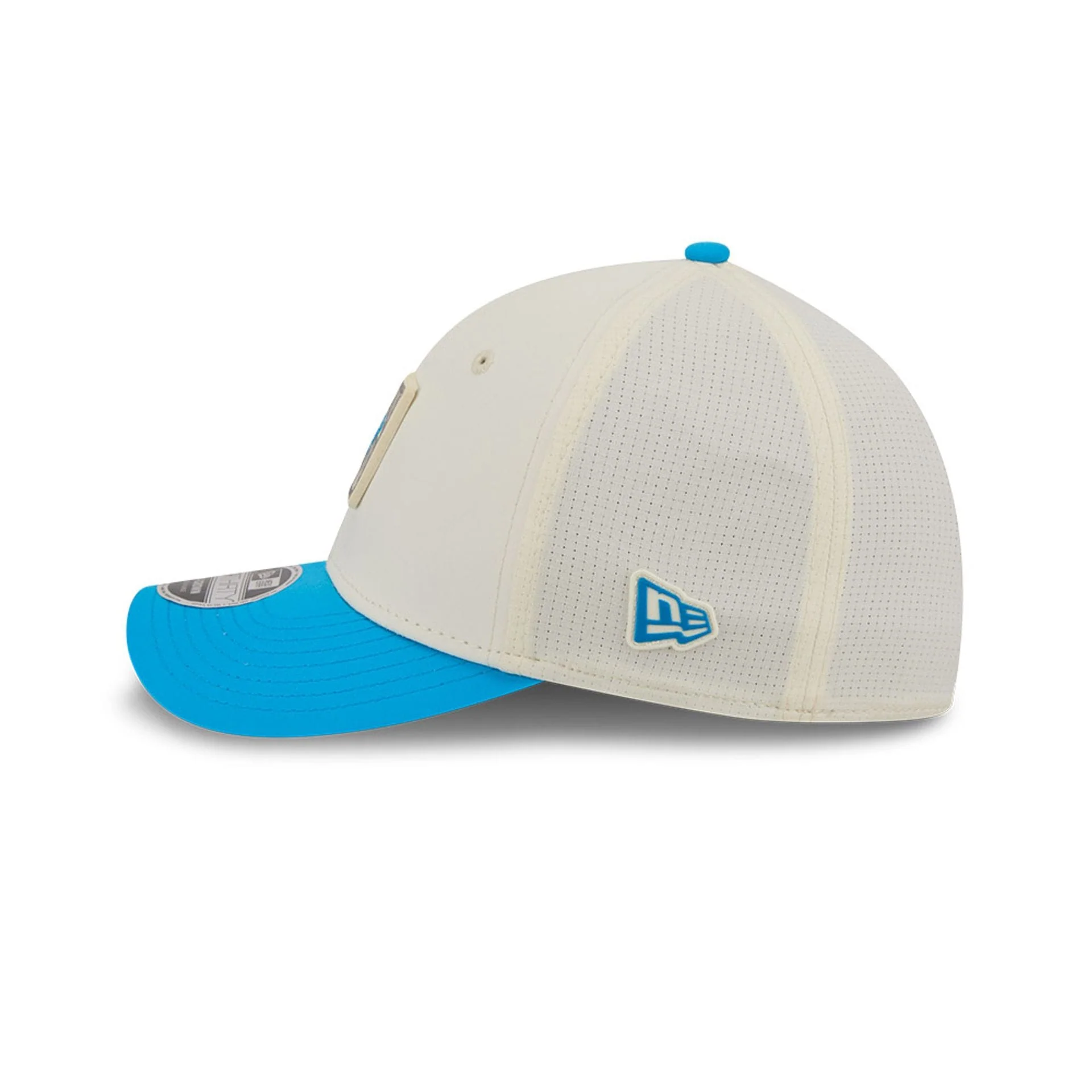 Carolina Panthers NFL Training 2026 White 39THIRTY M-Crown Stretch Fit Cap - Image 5