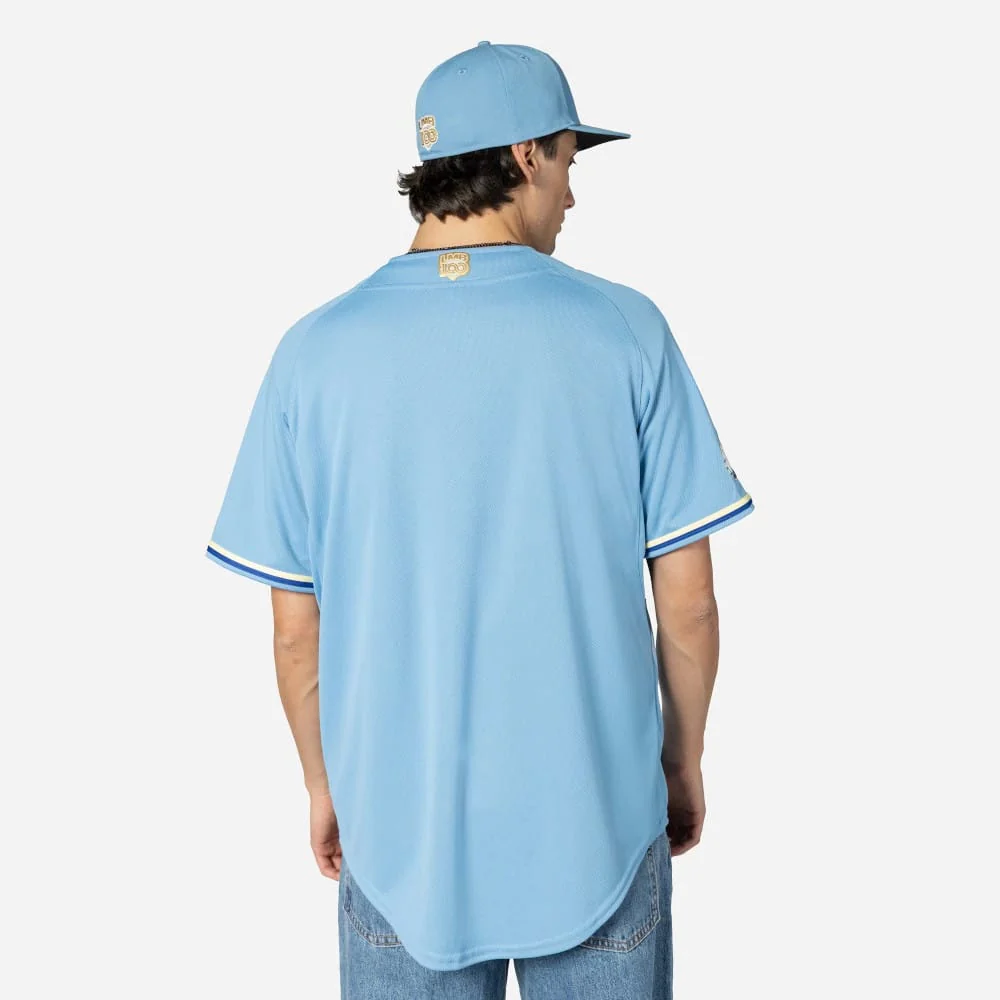 Charros De Jalisco Mexico LMB On Field Pastel Blue On-Field Jersey - Image 2