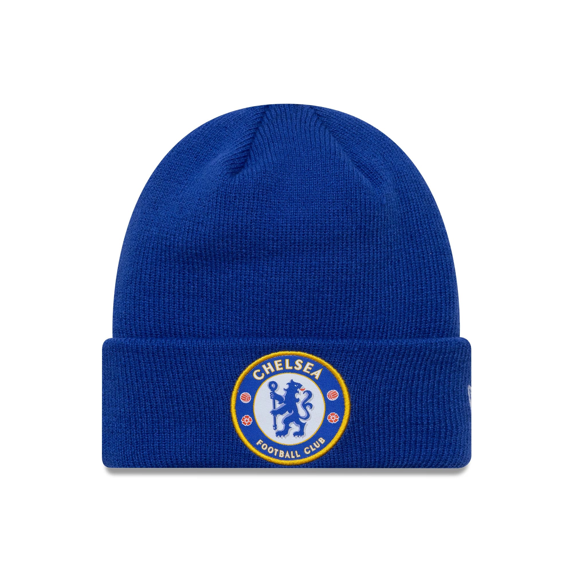 Chelsea FC Lion Crest Youth Core Blue Cuff Knit Beanie Hat