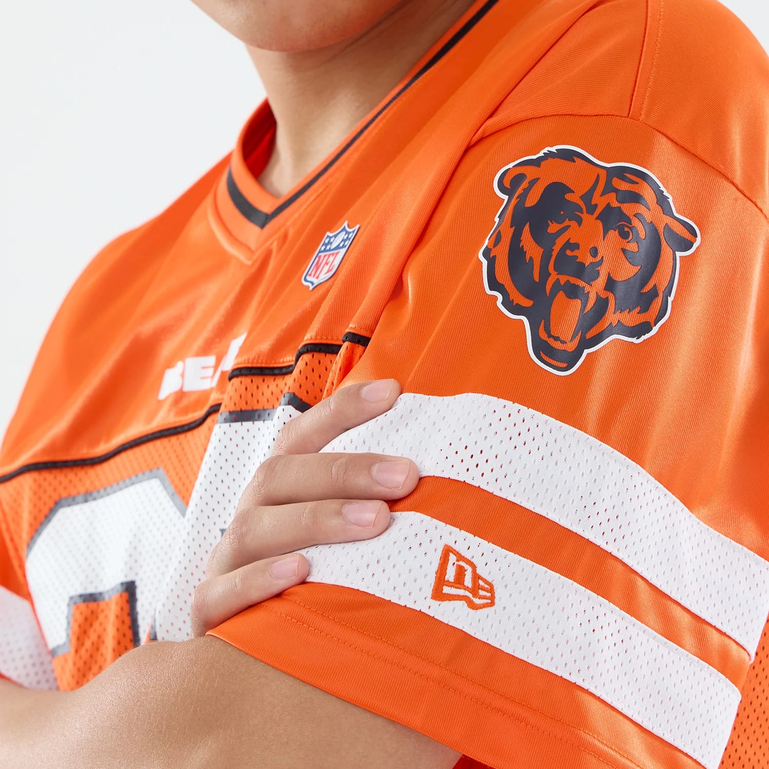 Chicago Bears NFL Orange Mesh Jersey - Image 3