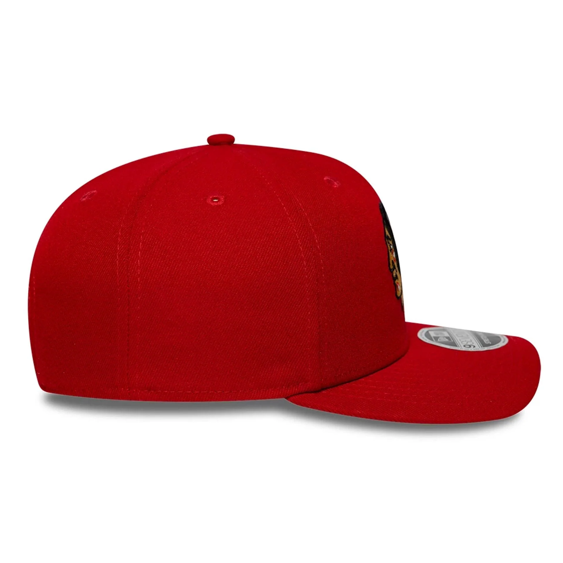 Chicago Blackhawks NHL Team Red 9SEVENTY Stretch Snap Adjustable Cap - Image 7