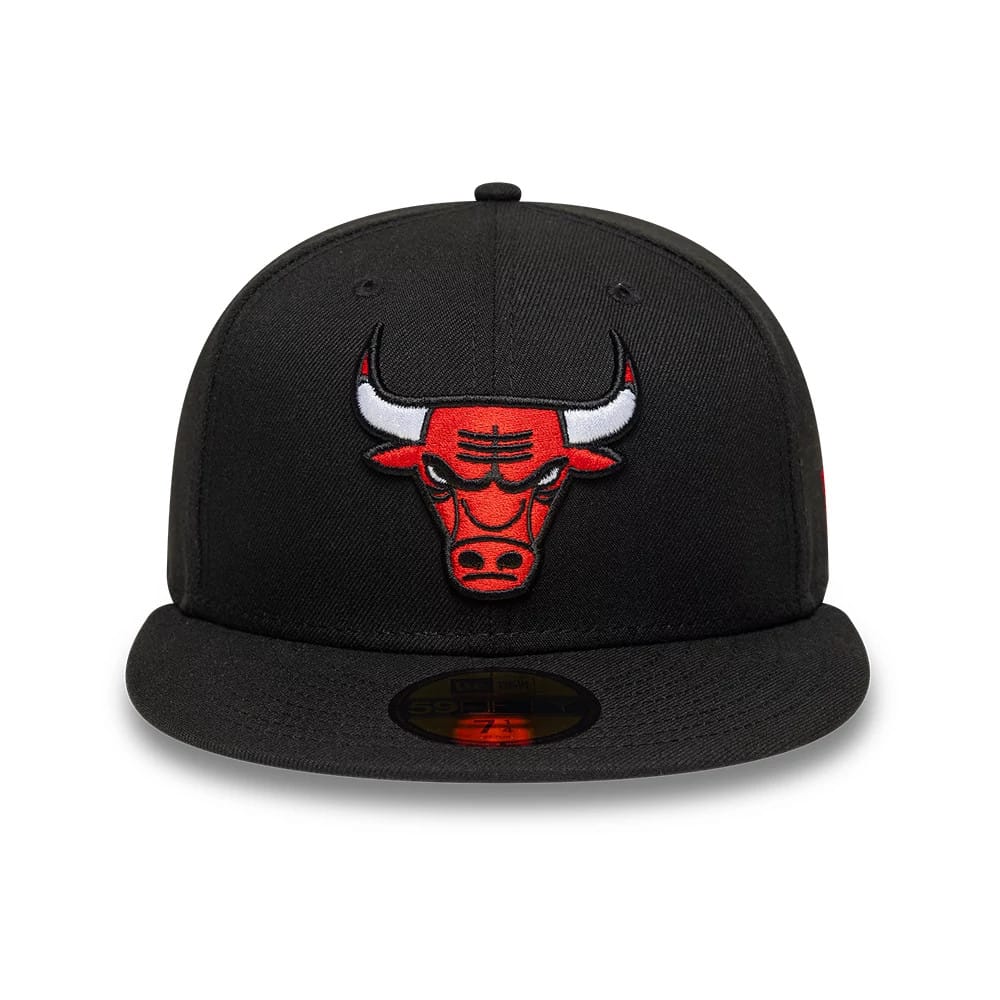 Chicago Bulls NBA Black 59FIFTY Fitted Cap - Image 2