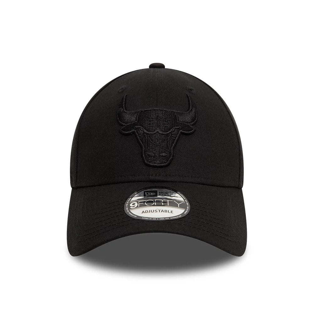 Chicago Bulls NBA Essential Black 9FORTY Adjustable Cap - Image 5