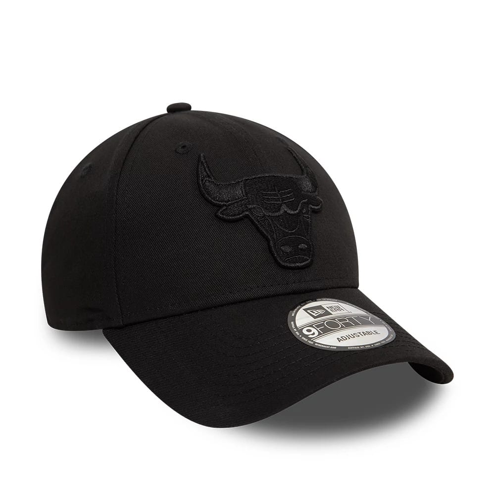 Chicago Bulls NBA Essential Black 9FORTY Adjustable Cap - Image 6