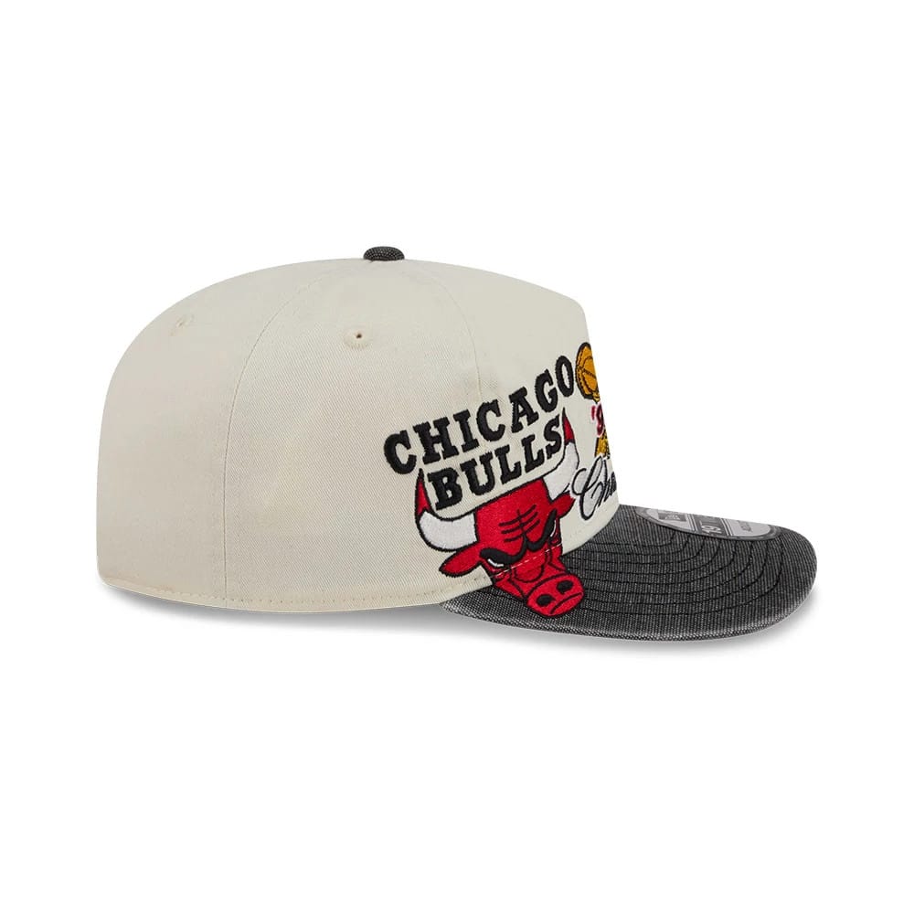 Chicago Bulls NBA Hardwood Classic Cream 19TWENTY Adjustable Cap - Image 6