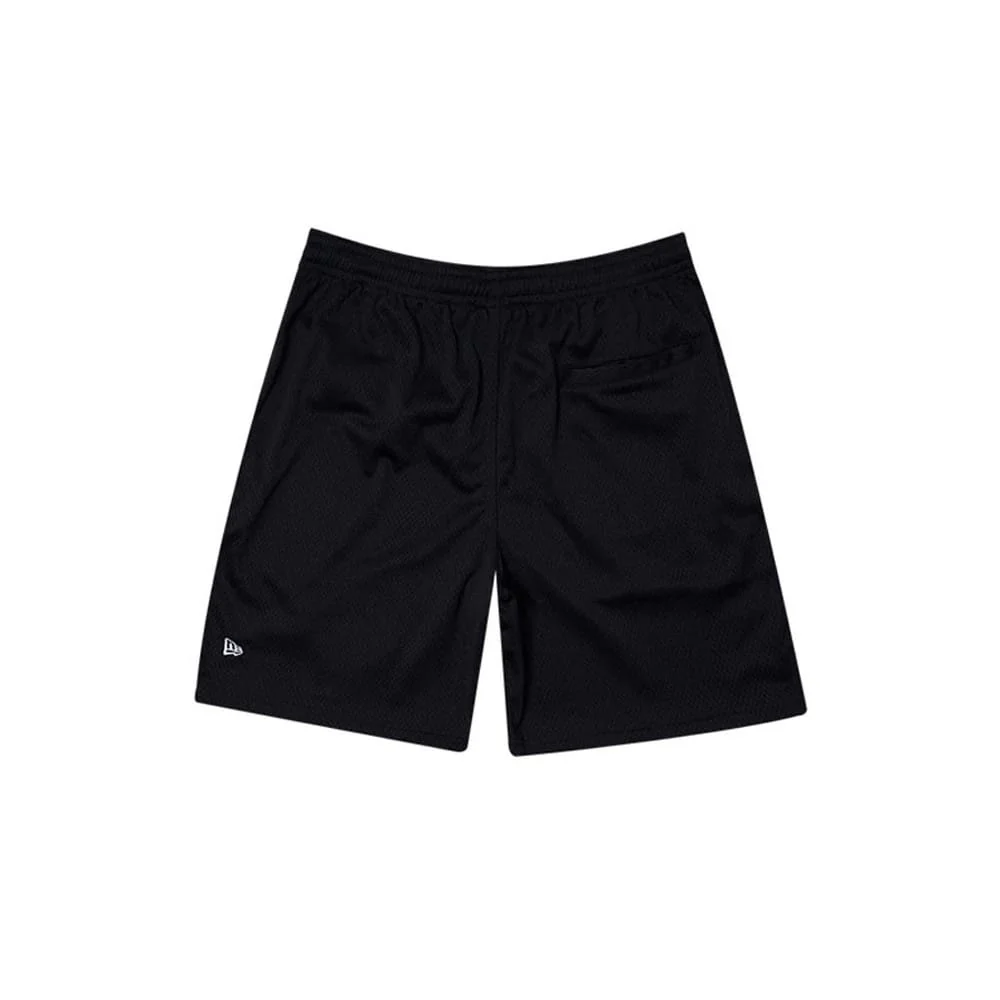 Chicago Bulls NBA Mesh Black Oversized Shorts - Image 2