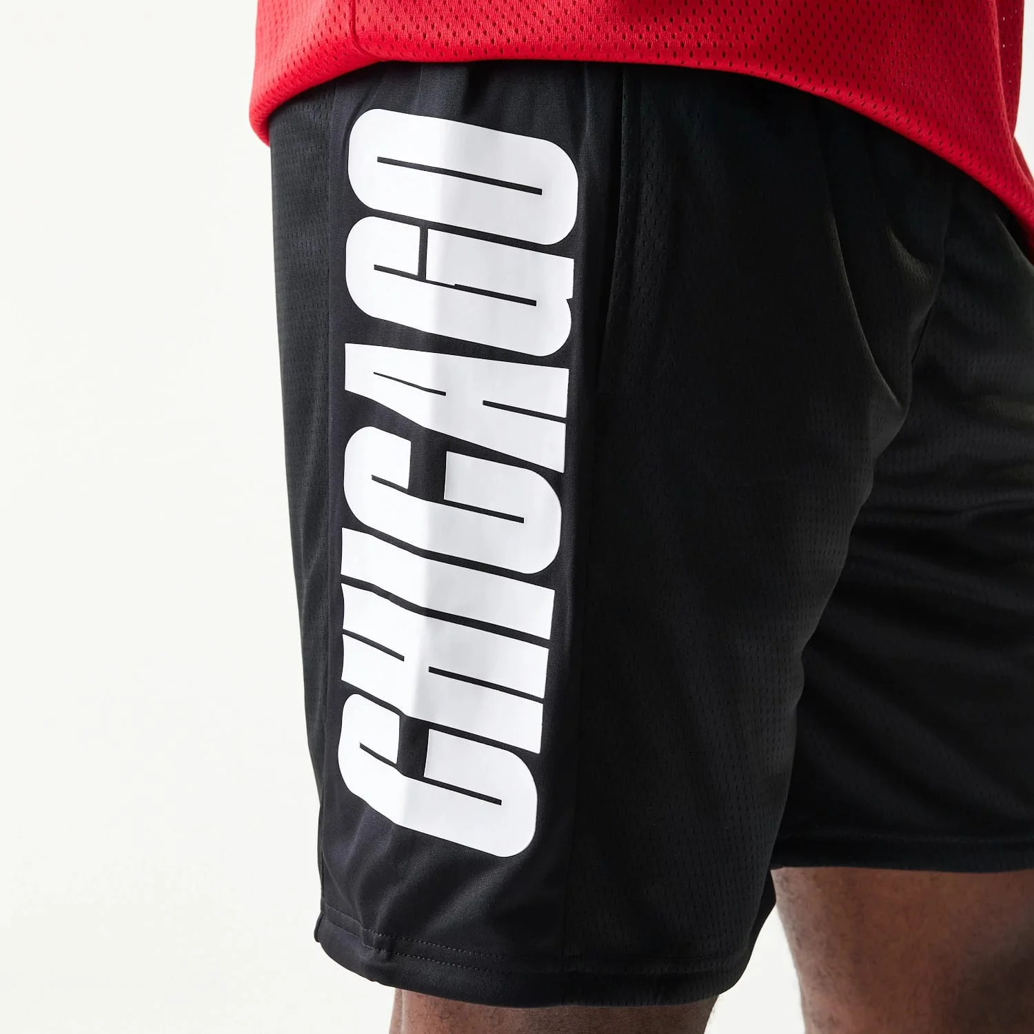 Chicago Bulls NBA Mesh Black Shorts - Image 4