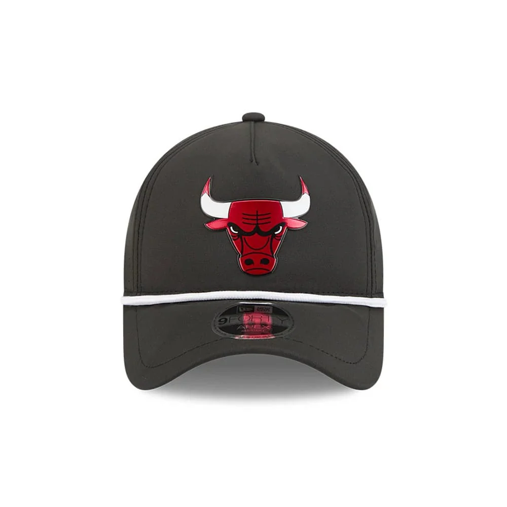 Chicago Bulls NBA Quickstrike Black 9FORTY Apex Adjustable Cap - Image 2
