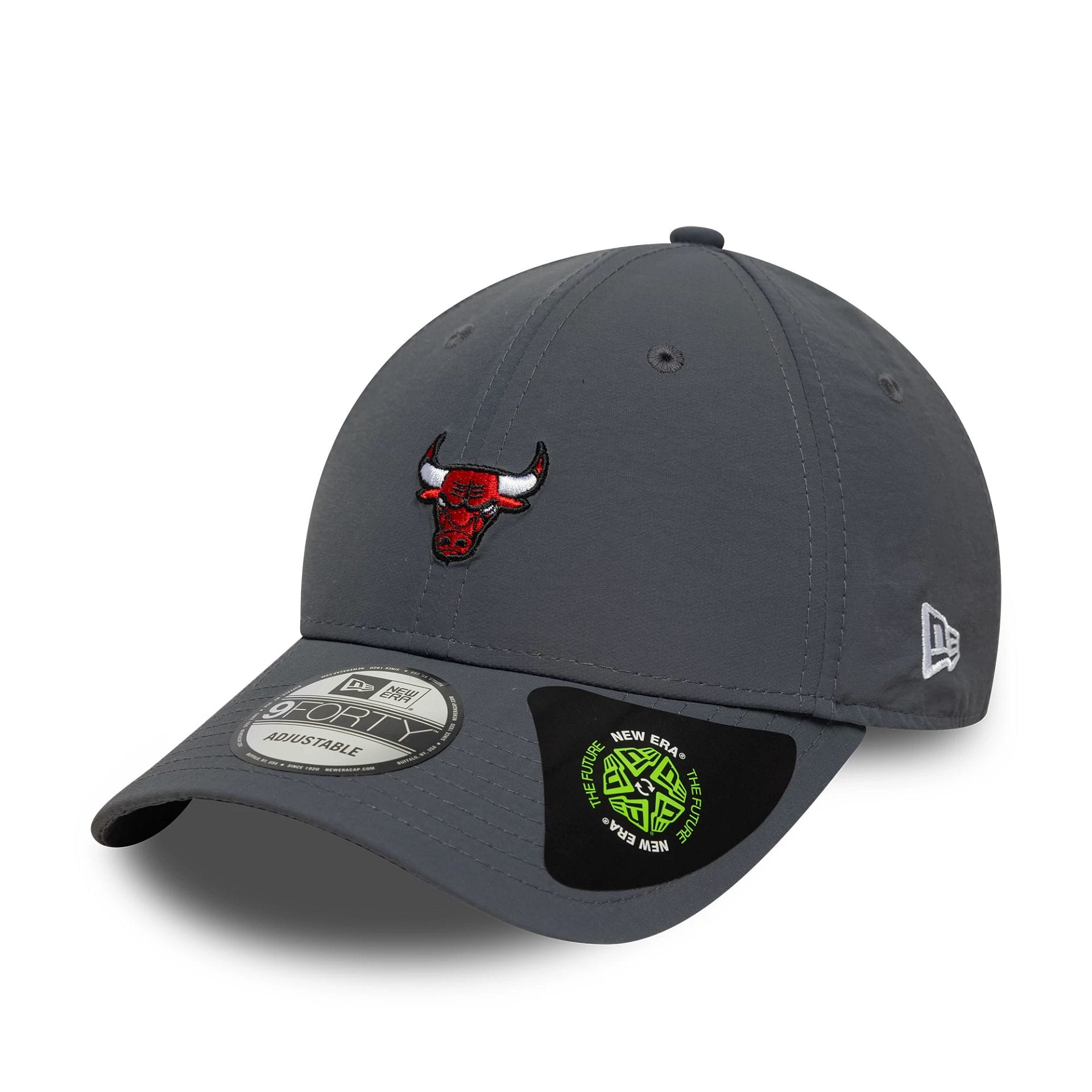 Chicago Bulls NBA Recycled Mini Dark Grey 9FORTY Adjustable Cap