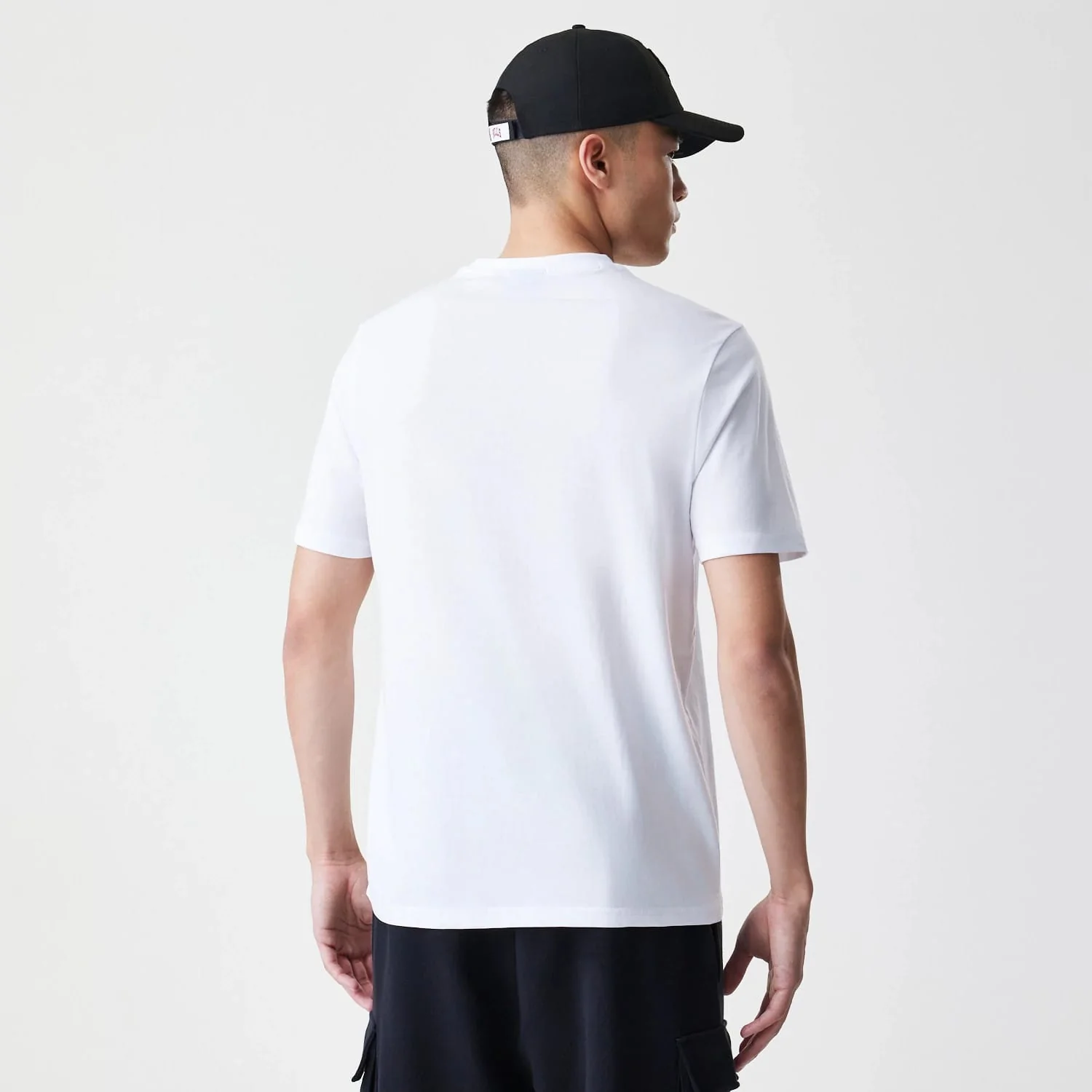 Chicago Bulls NBA Stack Wordmark White T-Shirt - Image 2