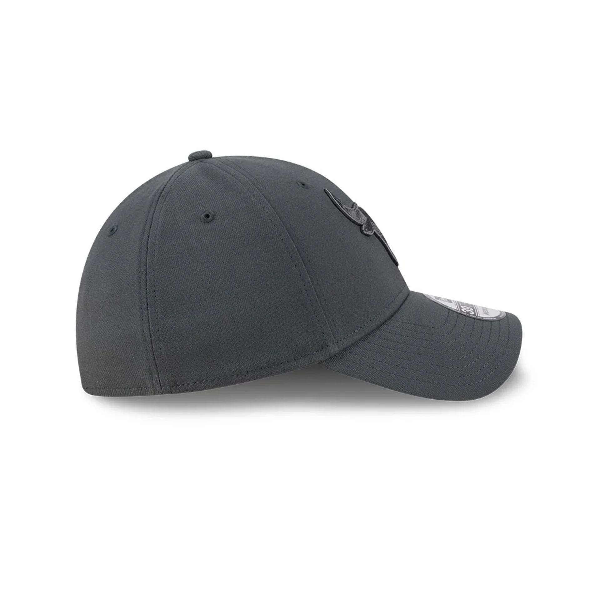 Chicago Bulls NBA Steel Charcoal 39THIRTY Stretch Fit Cap - Image 5