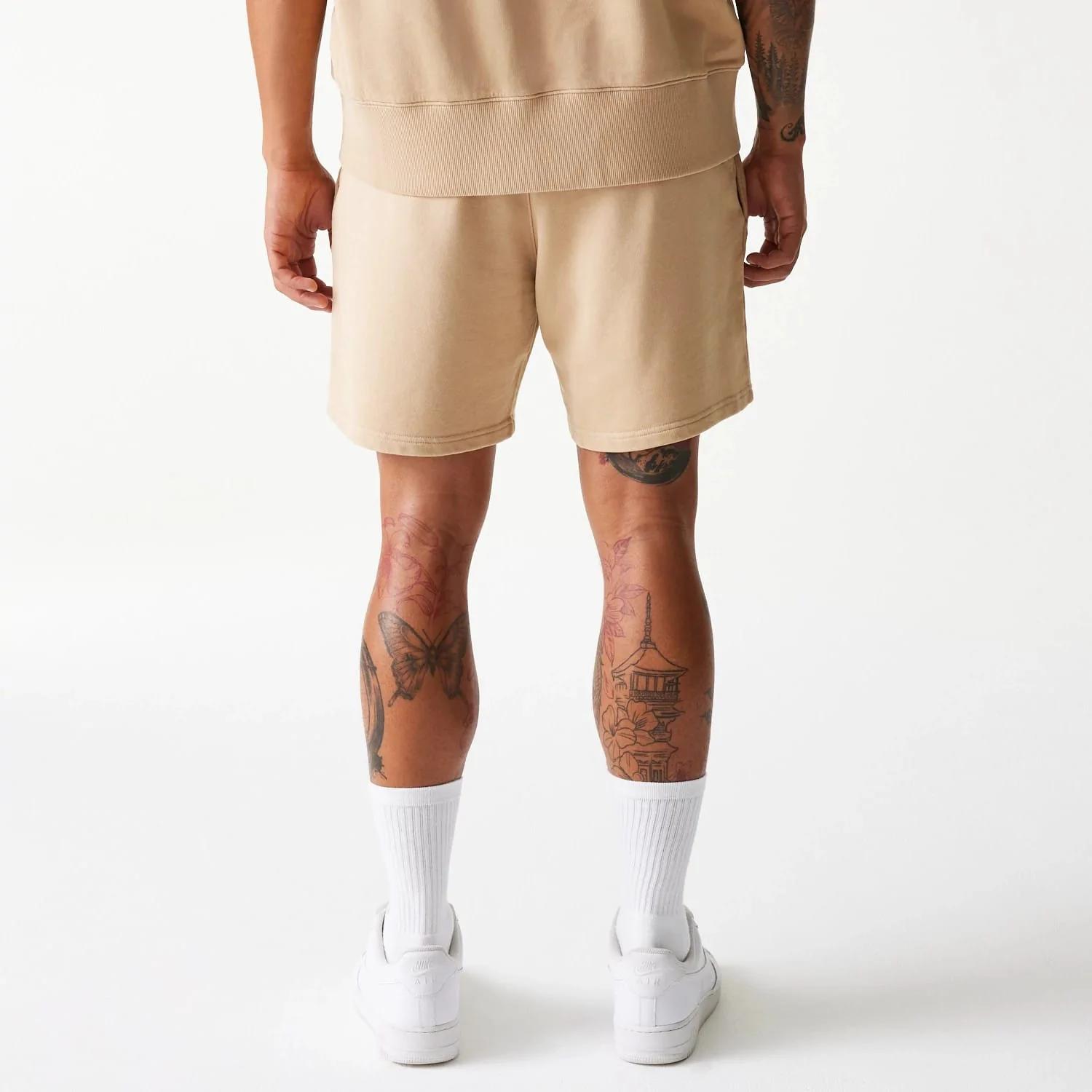 Chicago Bulls NBA Washed Beige Shorts - Image 2
