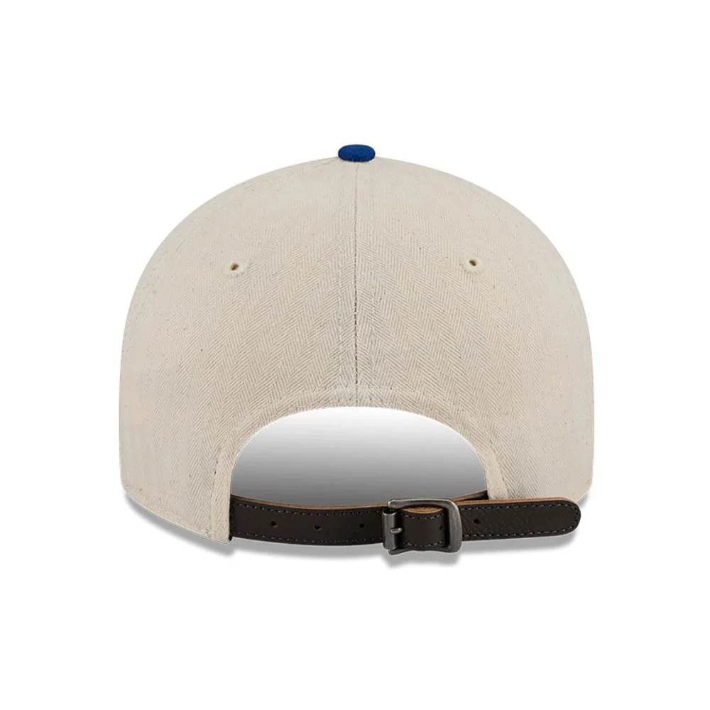 Chicago Cubs MLB Americana Herringbone White Retro Crown 9FIFTY Adjustable Cap - Image 3