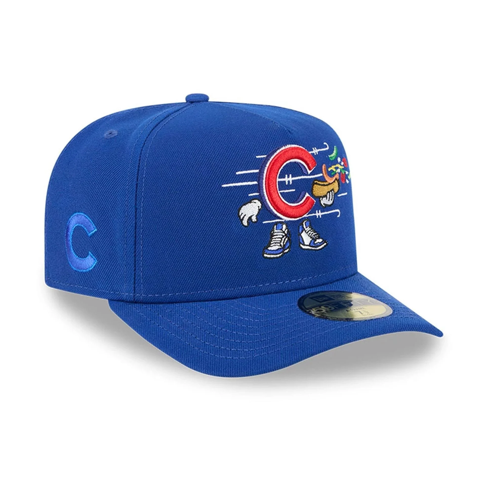 Chicago Cubs MLB Cartoon Blue 59FIFTY A-Frame Fitted Cap