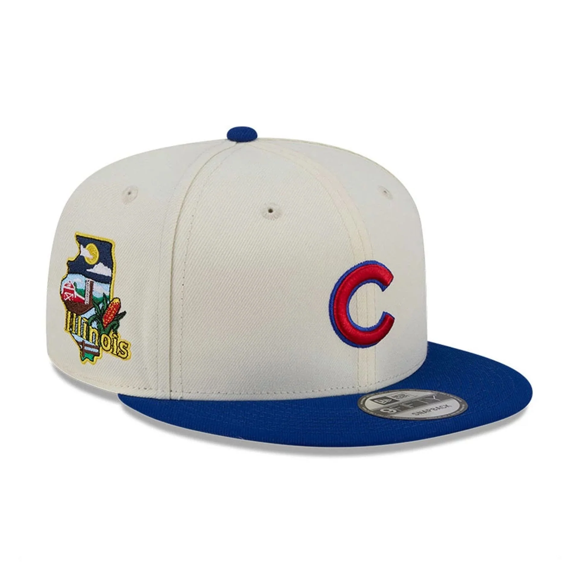 Chicago Cubs MLB Localized White 9FIFTY Snapback Adjustable Cap