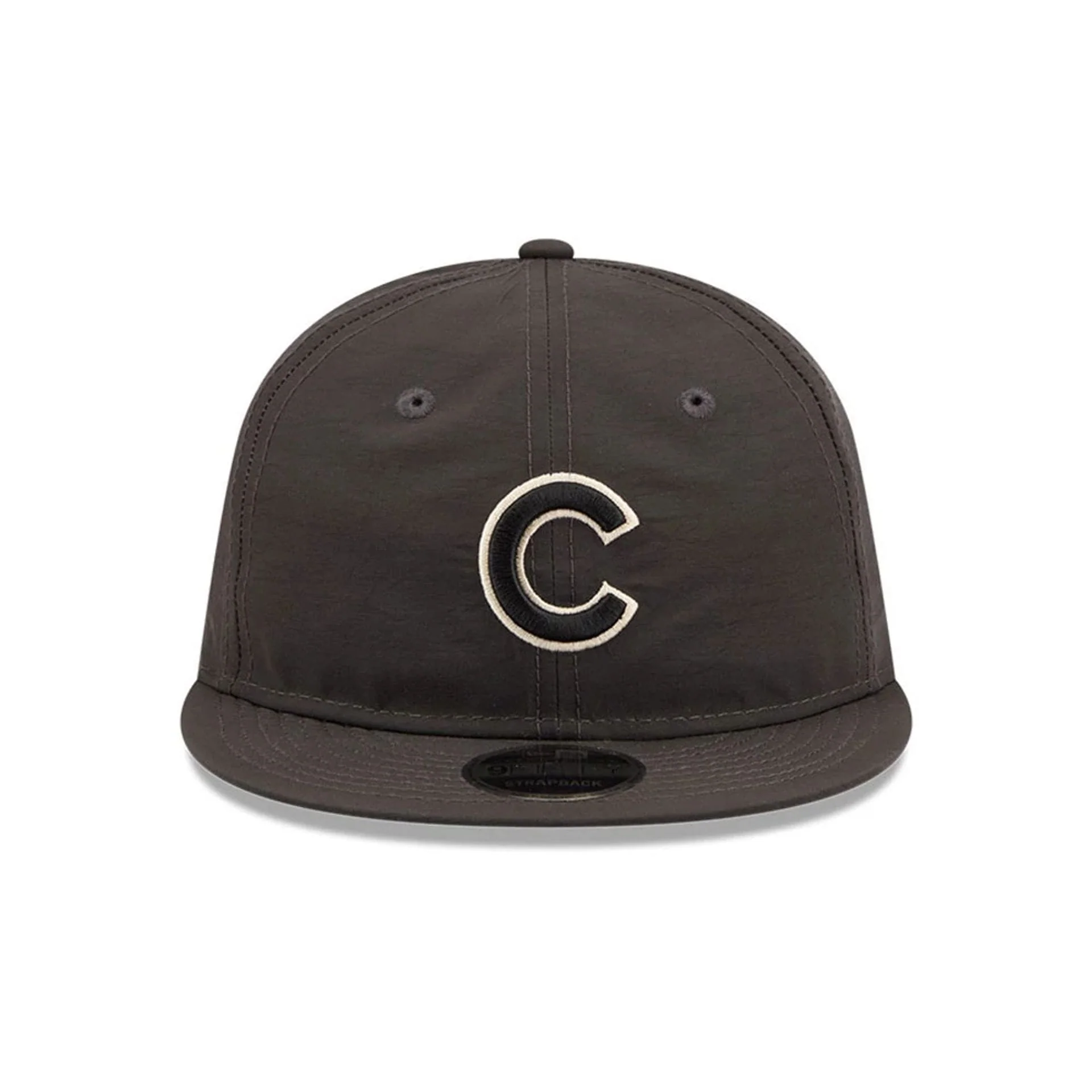 Chicago Cubs MLB Nylon Black Retro Crown 9FIFTY Adjustable Cap - Image 3