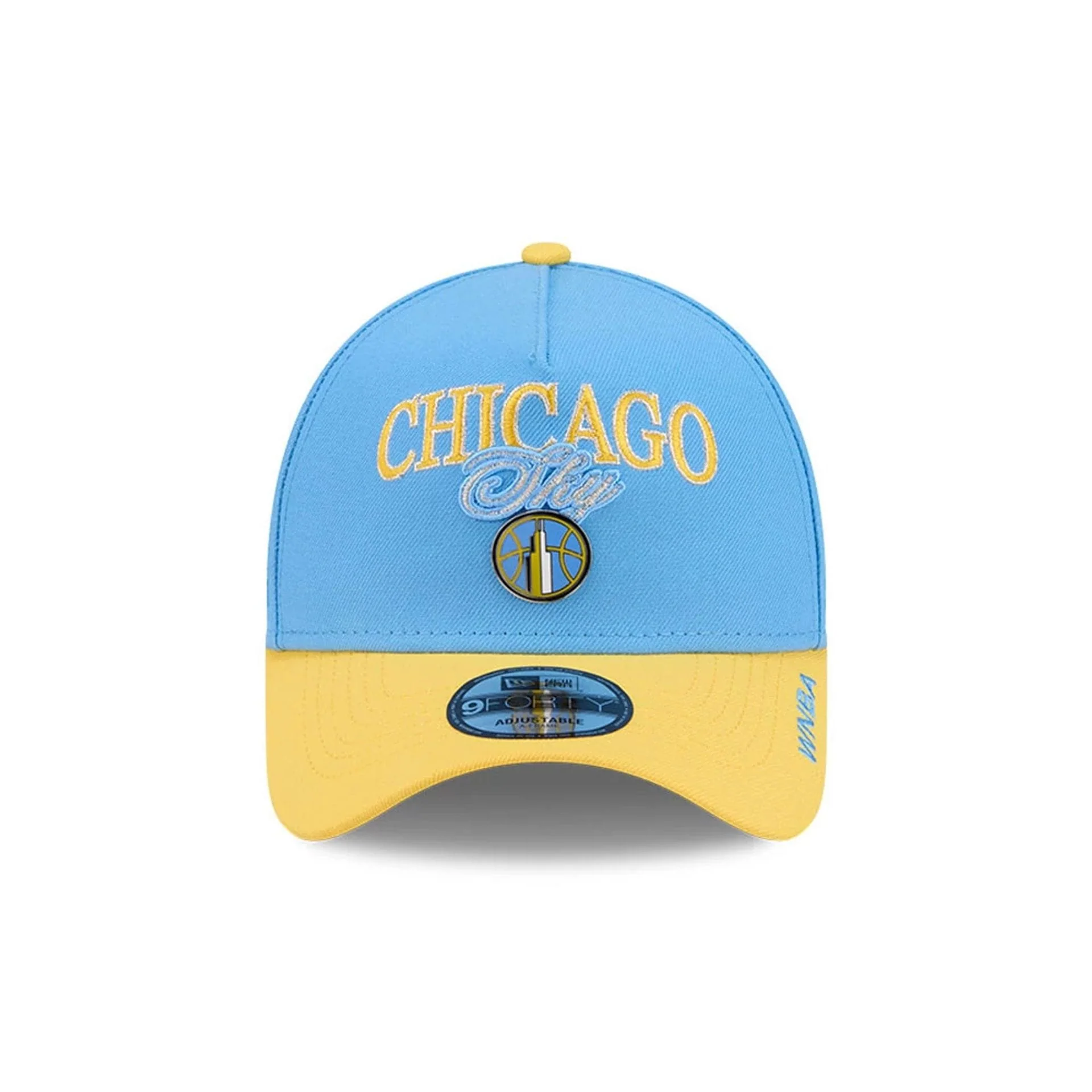 Chicago Sky WNBA Tip Off 2026 Light Blue 9FORTY A-Frame Adjustable Cap - Image 2