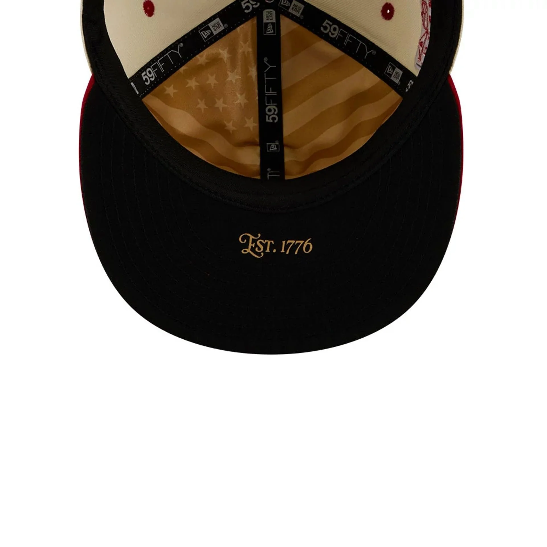Chicago White Sox MLB 4th Of July 2026 Cream 59FIFTY Fitted Cap - Image 2