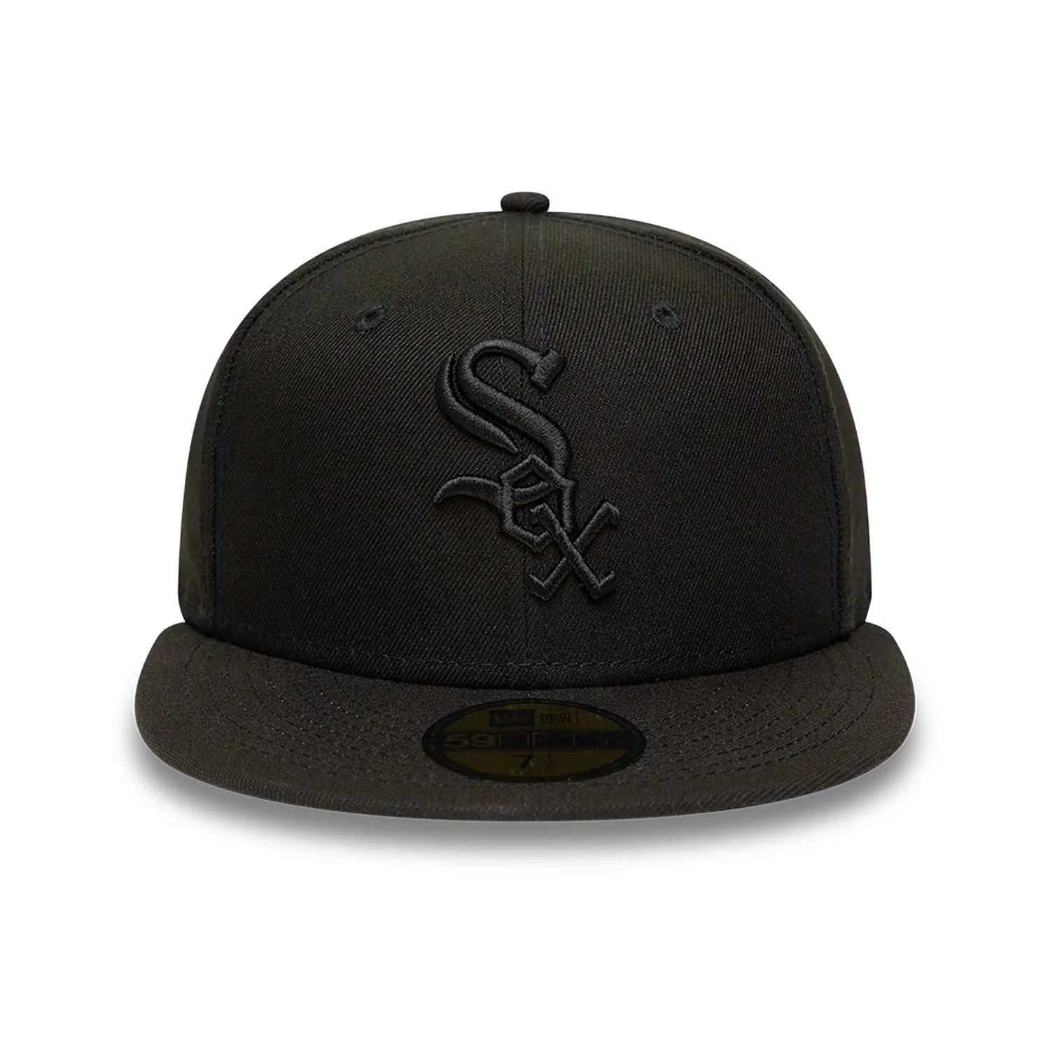 Chicago White Sox MLB Black on Black 59FIFTY Fitted Cap - Image 6