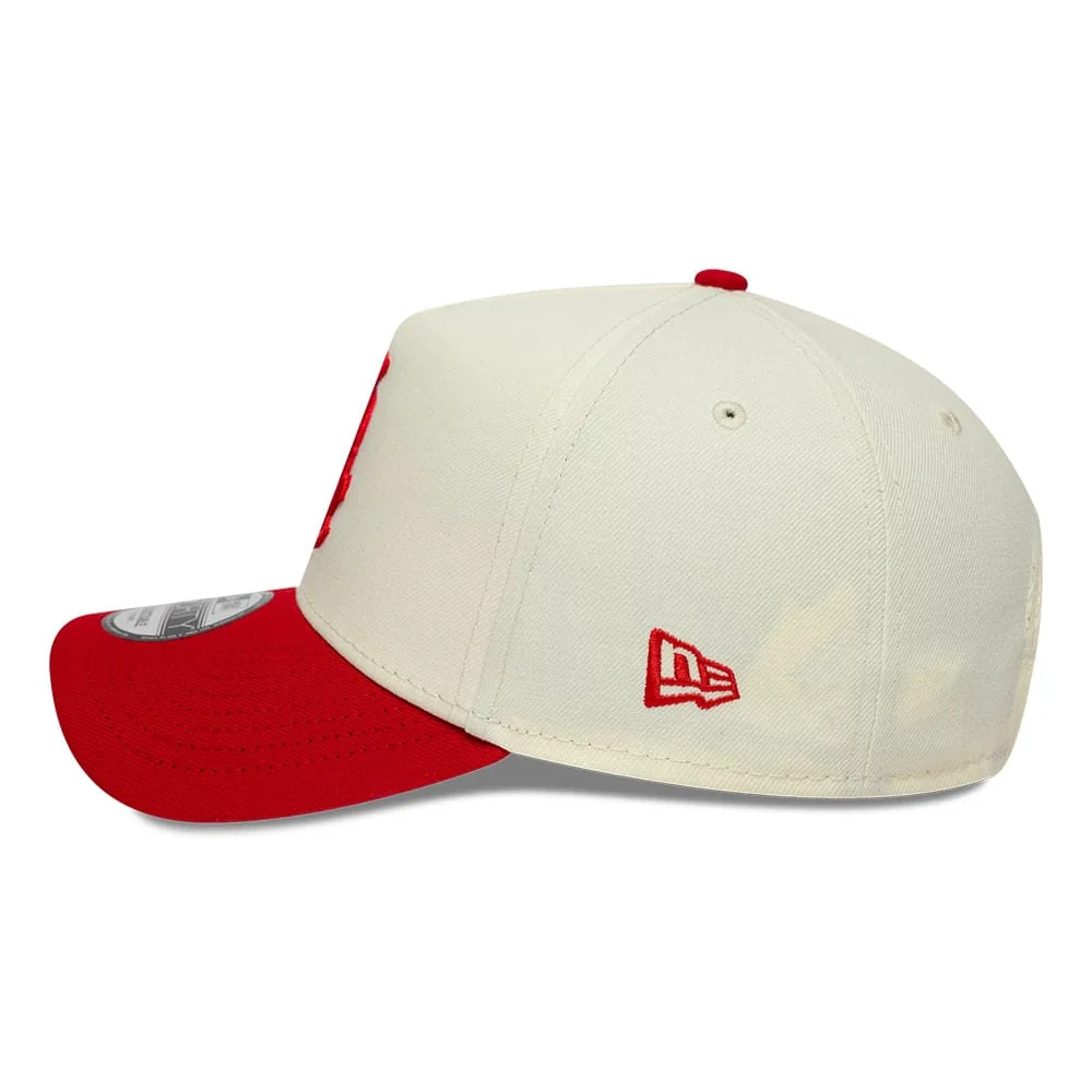 Chicago White Sox MLB Chrome Scarlet Cream 9FORTY A-Frame Adjustable Cap - Image 6