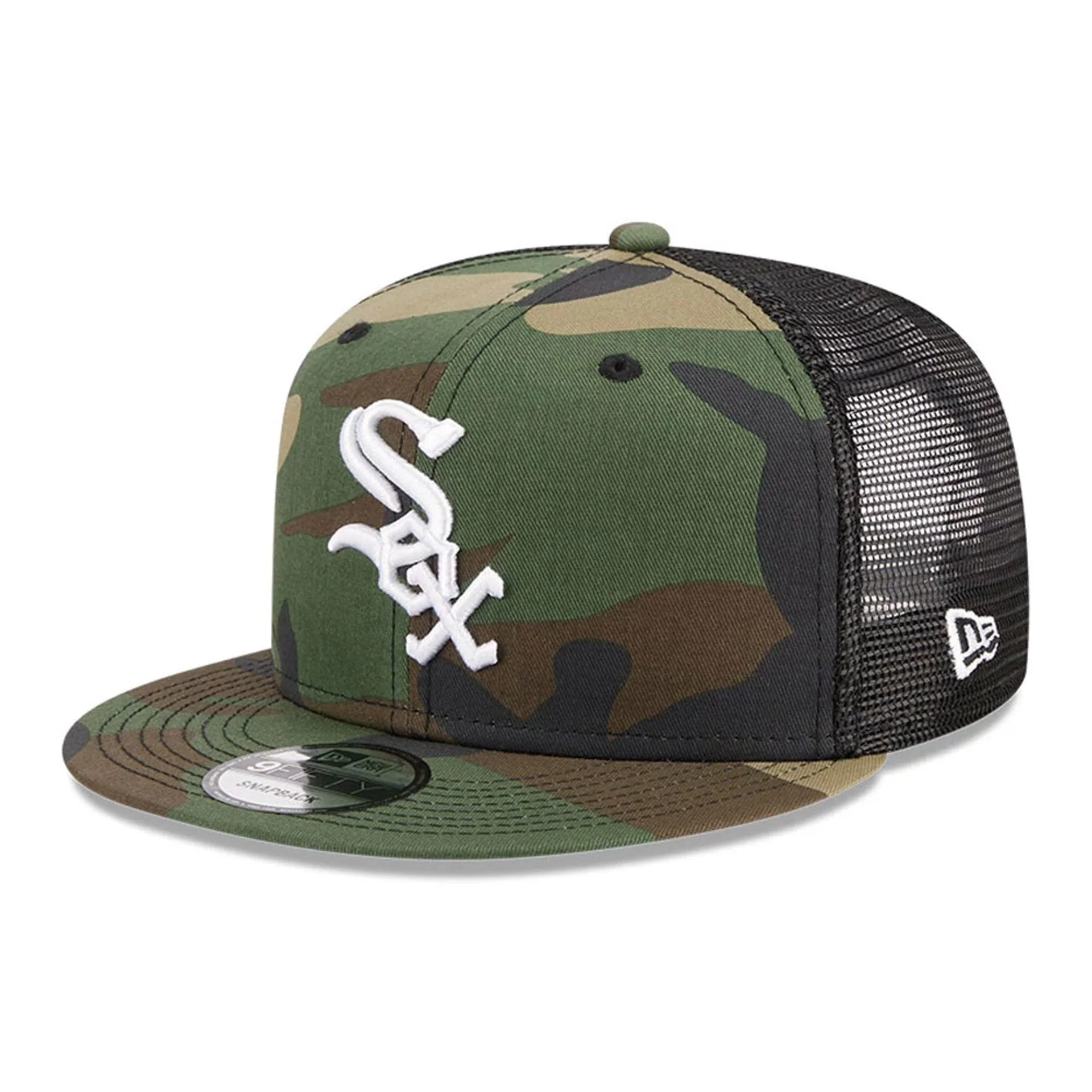 Chicago White Sox MLB Evergreen Camo 9FIFTY Trucker Adjustable Cap
