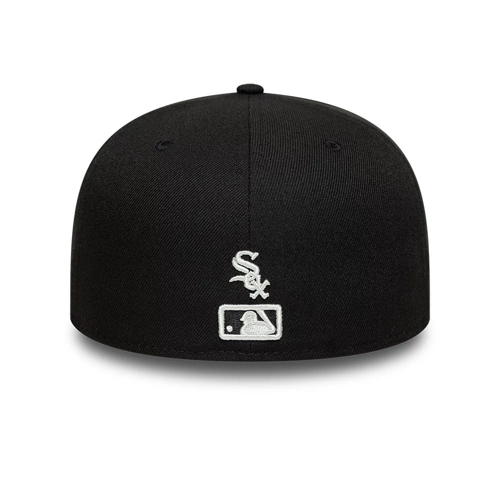 Chicago White Sox MLB Faux Pearl Black 59FIFTY Fitted Cap - Image 5
