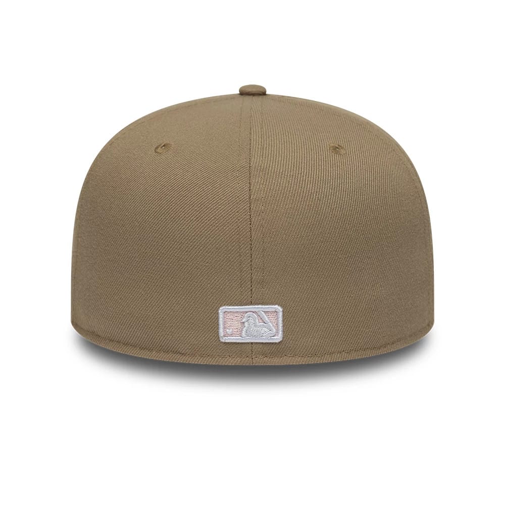 Chicago White Sox MLB Floral Outline Beige 59FIFTY Fitted Cap - Image 7