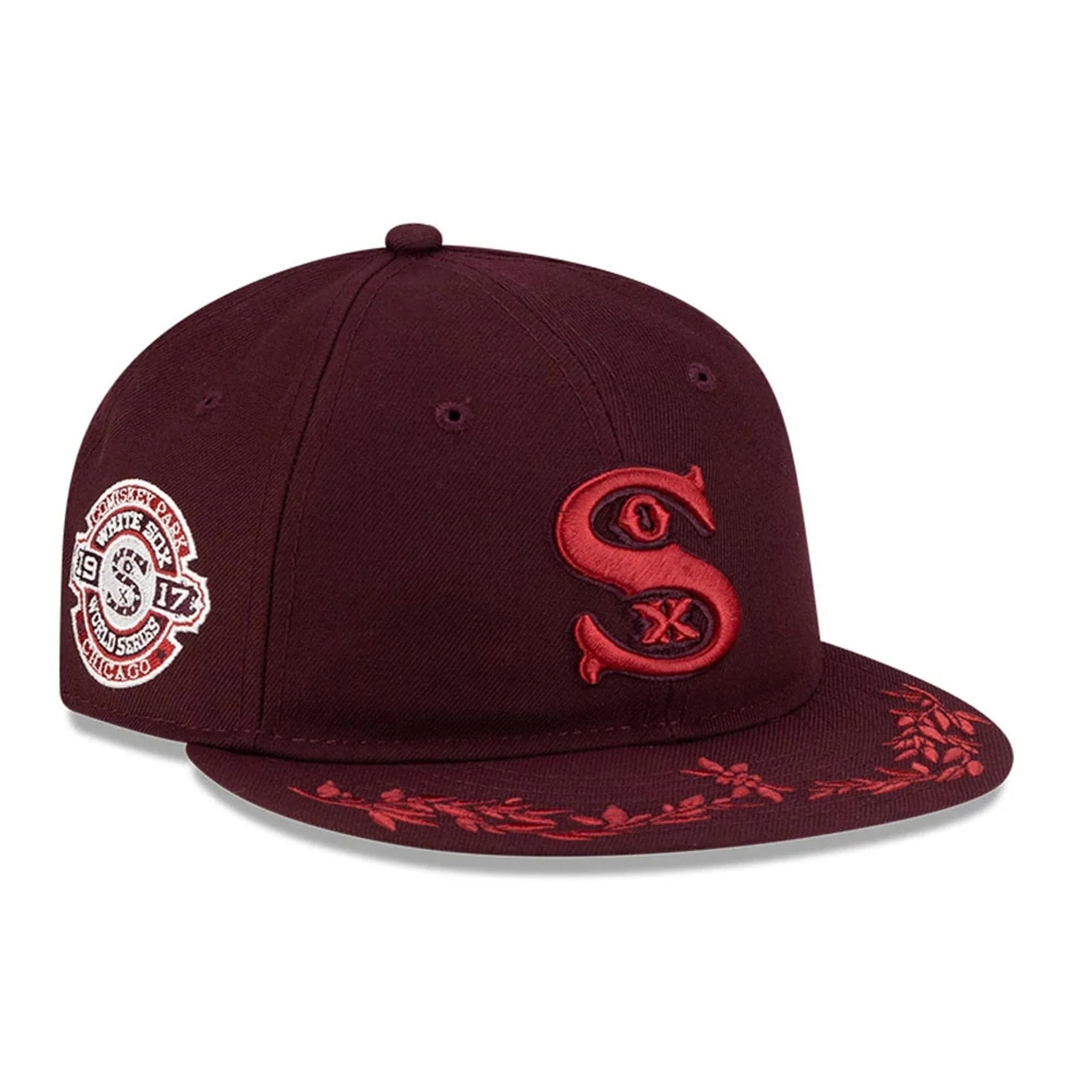 Chicago White Sox MLB Flourishes Purple Retro Crown 9FIFTY Cap