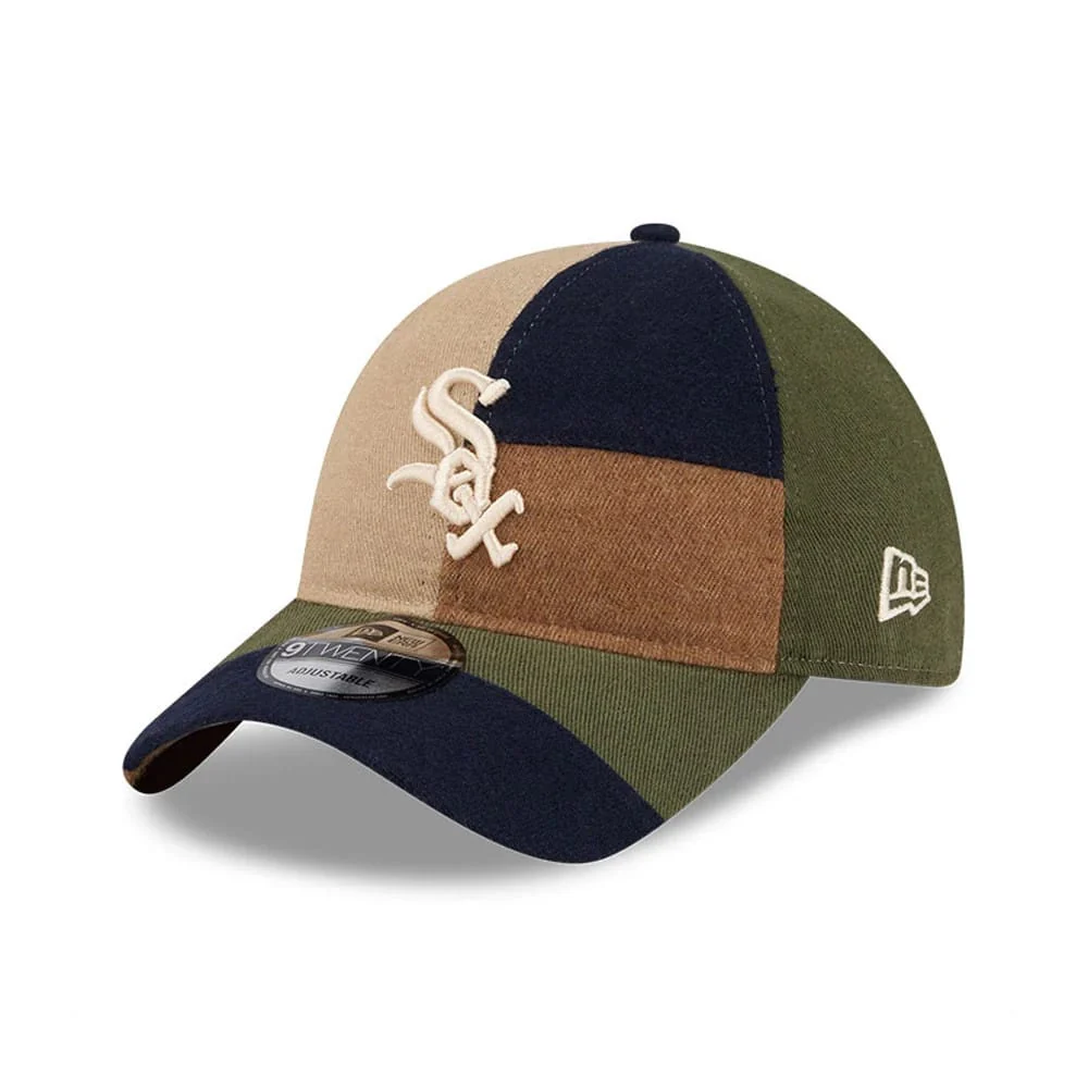 Chicago White Sox MLB Patchwork Open Brown 9TWENTY Adjustable Cap