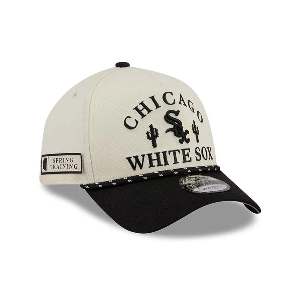 Chicago White Sox MLB Rope Black 9FORTY A-Frame Adjustable Cap