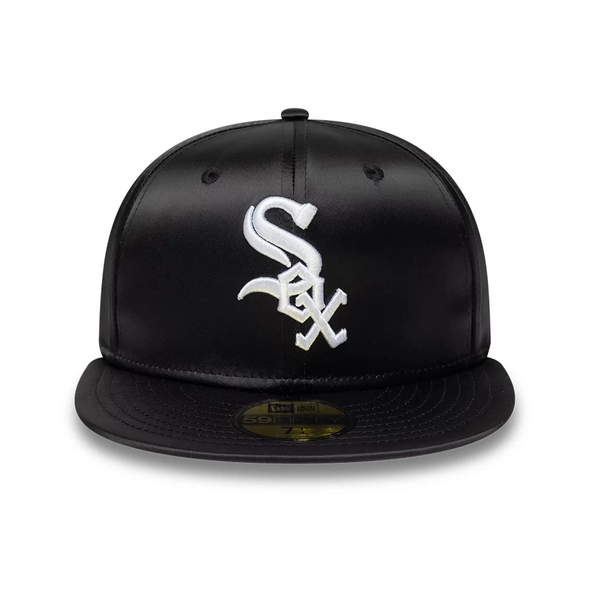 Chicago White Sox MLB Satin Black 59FIFTY Fitted Cap - Image 2