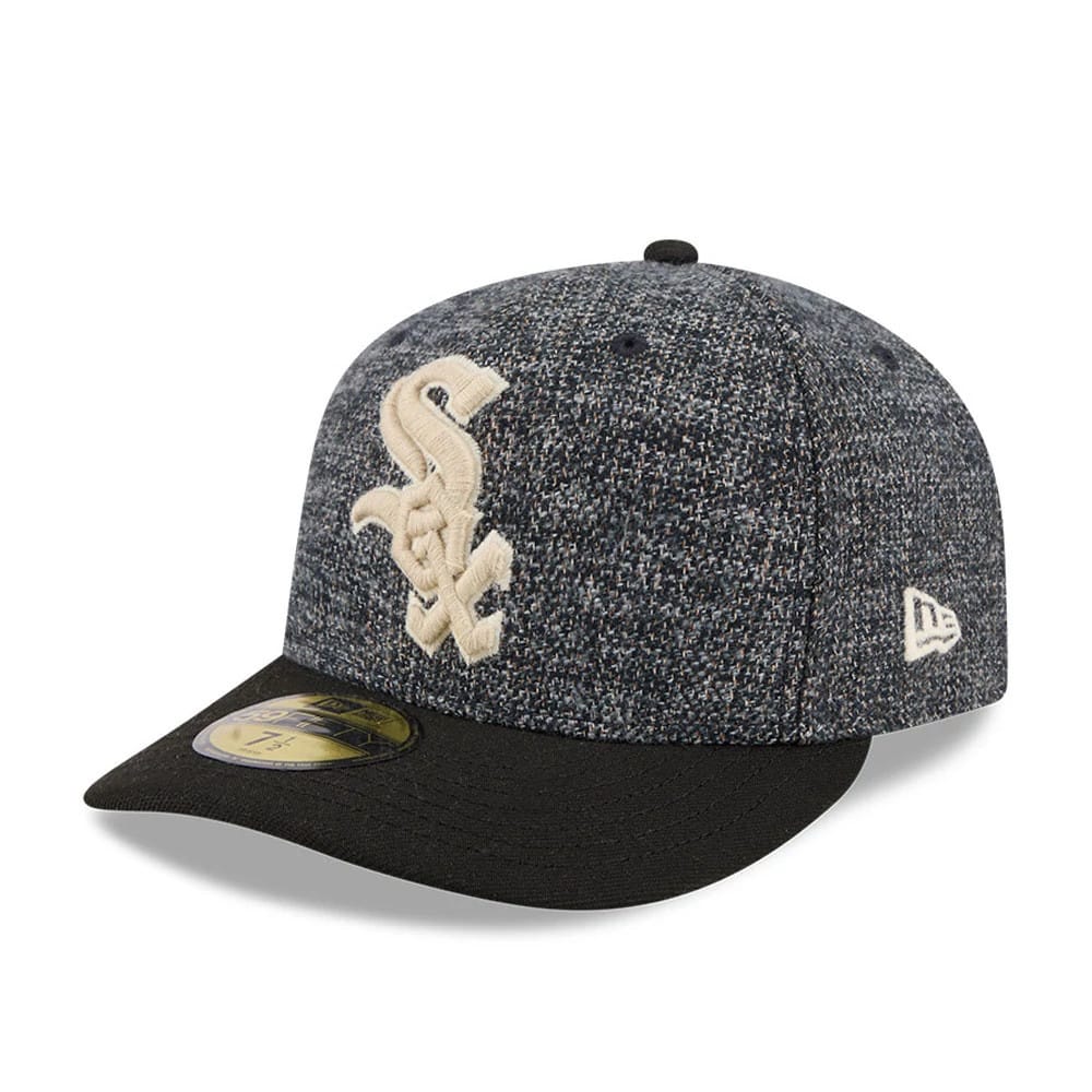 Chicago White Sox MLB Tweedy Cotton Black 59FIFTY Fitted Cap