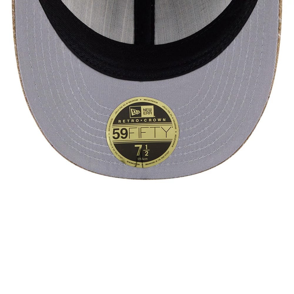 Chicago White Sox MLB Vintage Tweed Open Blue Retro Crown 59FIFTY Fitted Cap - Image 2