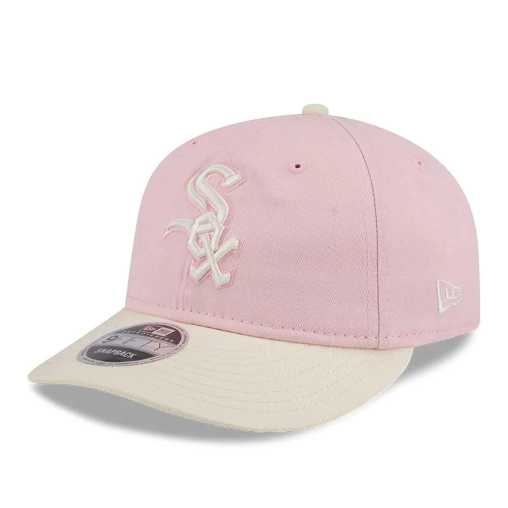 Chicago White Sox MLB Washed Tie Dye Pastel Pink 9FIFTY Snapback Adjustable Cap - Image 3