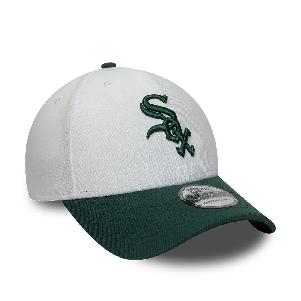Chicago White Sox MLB White 39THIRTY Stretch Fit Cap - Image 3