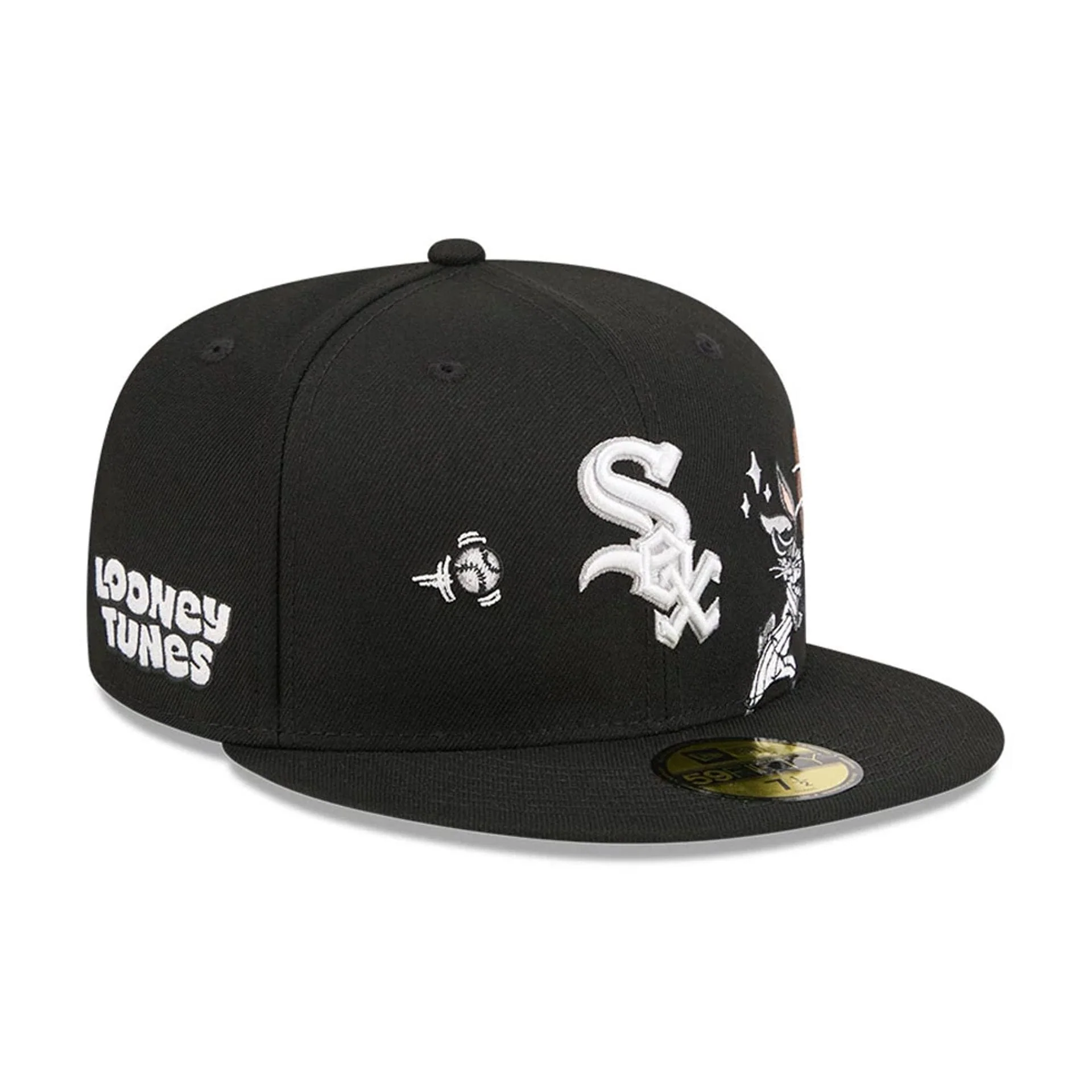 Chicago White Sox MLB X Looney Tunes Bugs Bunny Black 59FIFTY Fitted Cap