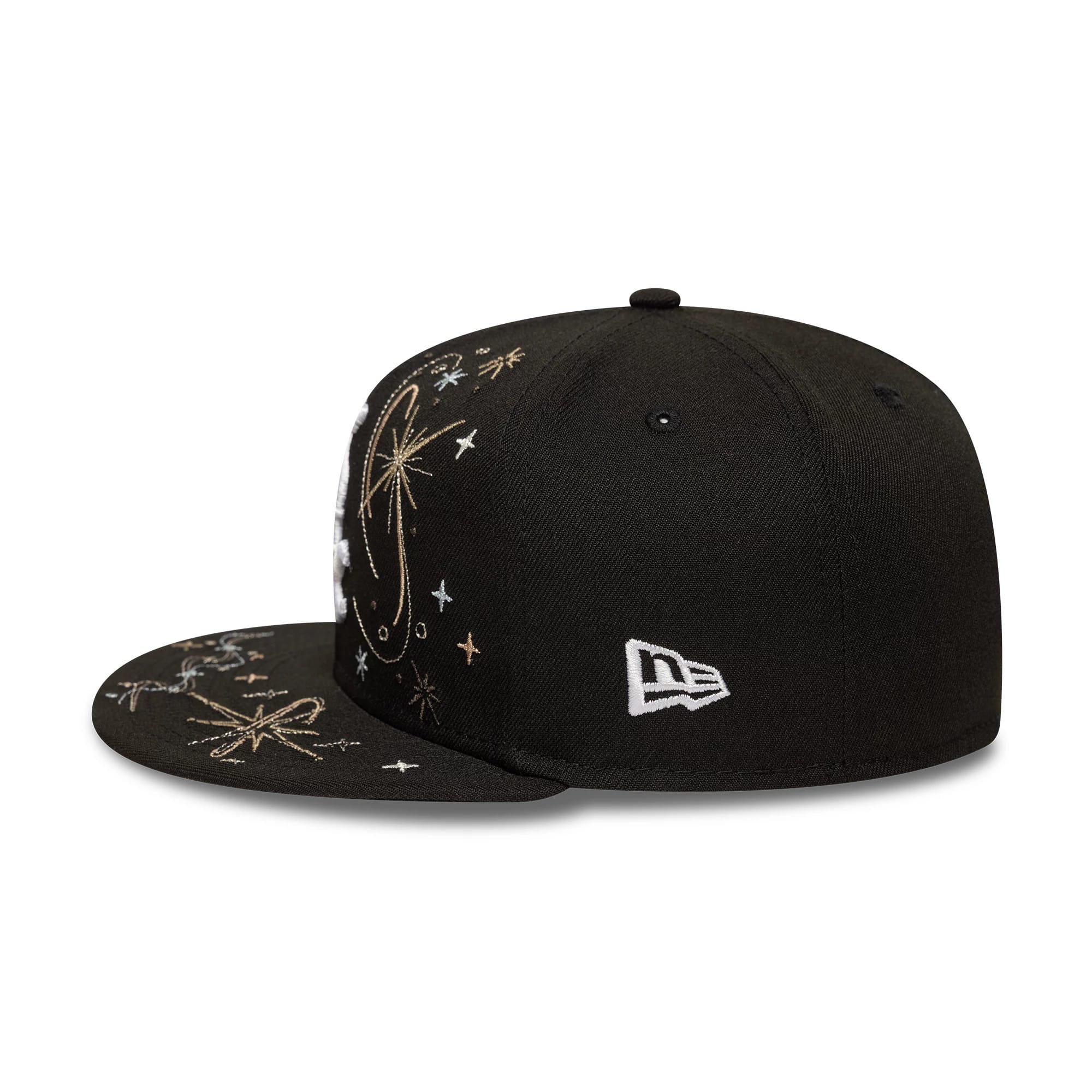 Chicago White Sox MLB Zodiac Black 59FIFTY Fitted Cap - Image 4
