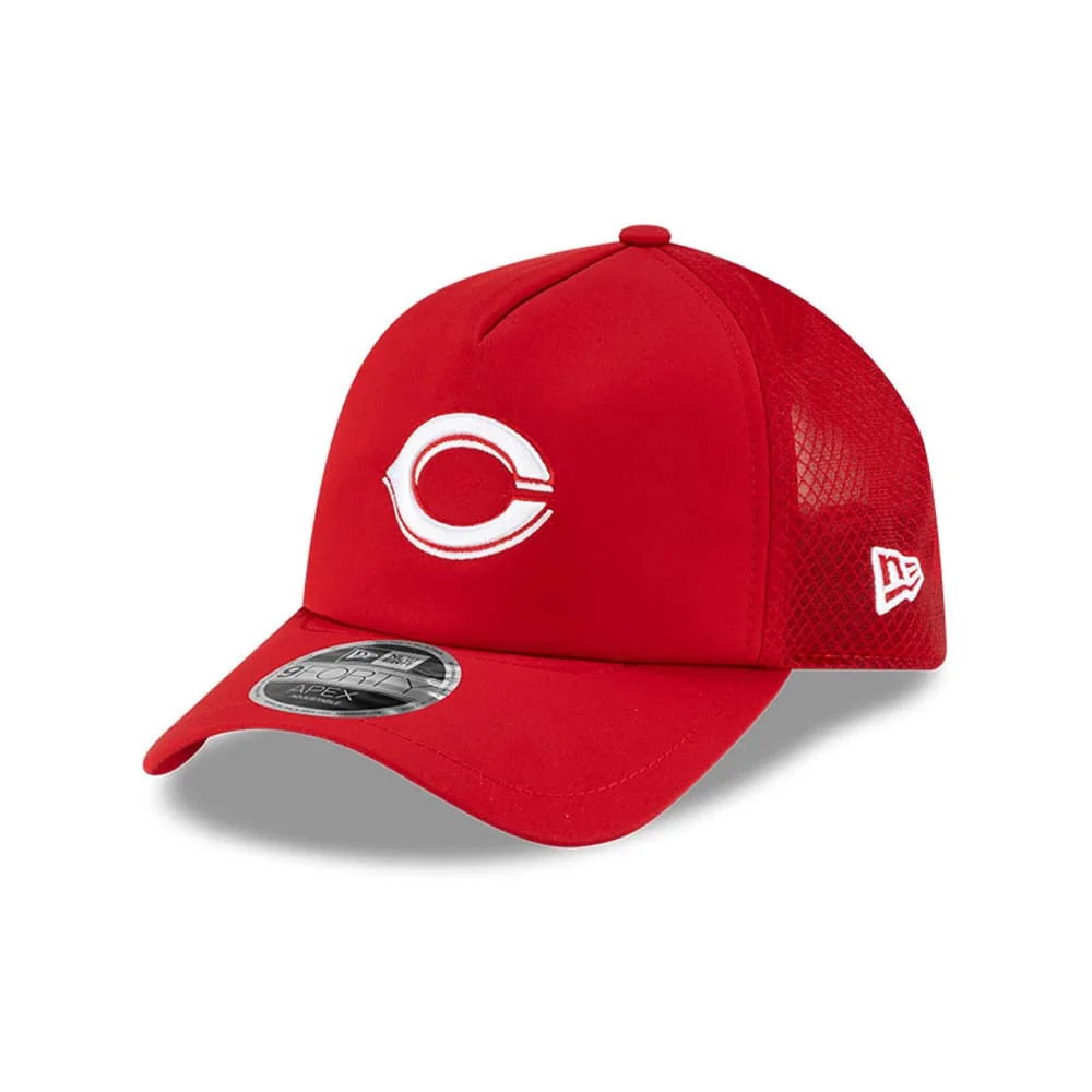 Cincinnati Reds MLB Batting Practice 2026 Red 9FORTY Apex Adjustable Cap