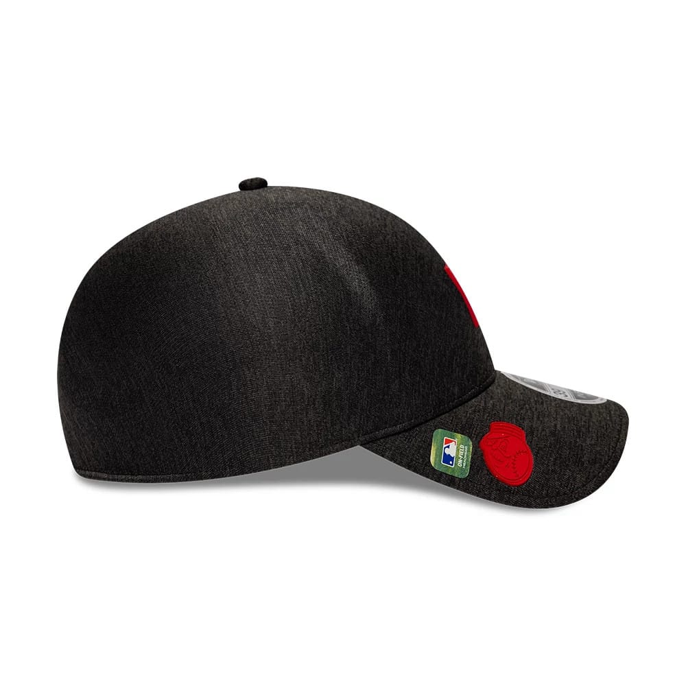 Cincinnati Reds MLB Clubhouse Black 39THIRTY Infinity Stretch Fit Cap - Image 5