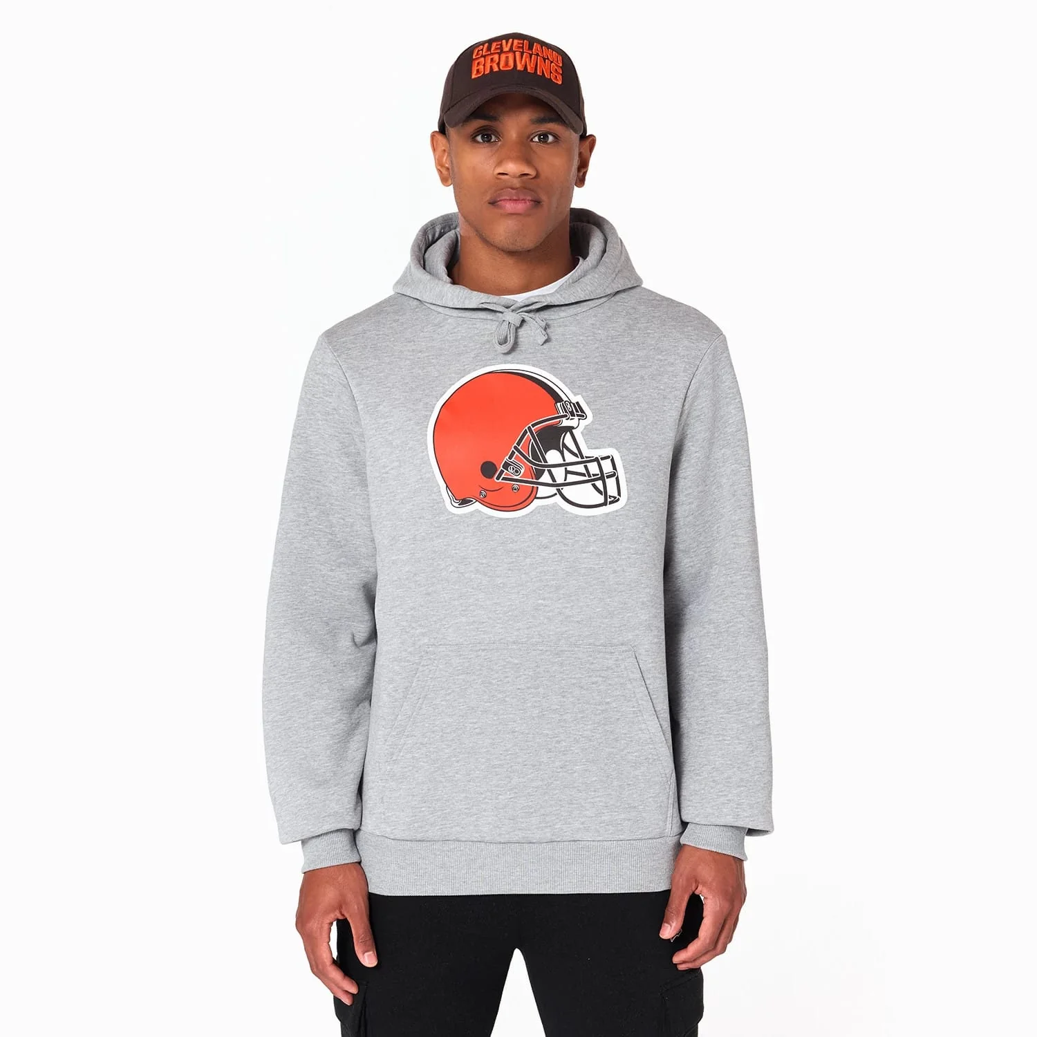 Cleveland Browns NFL Grey Pullover Hoodie