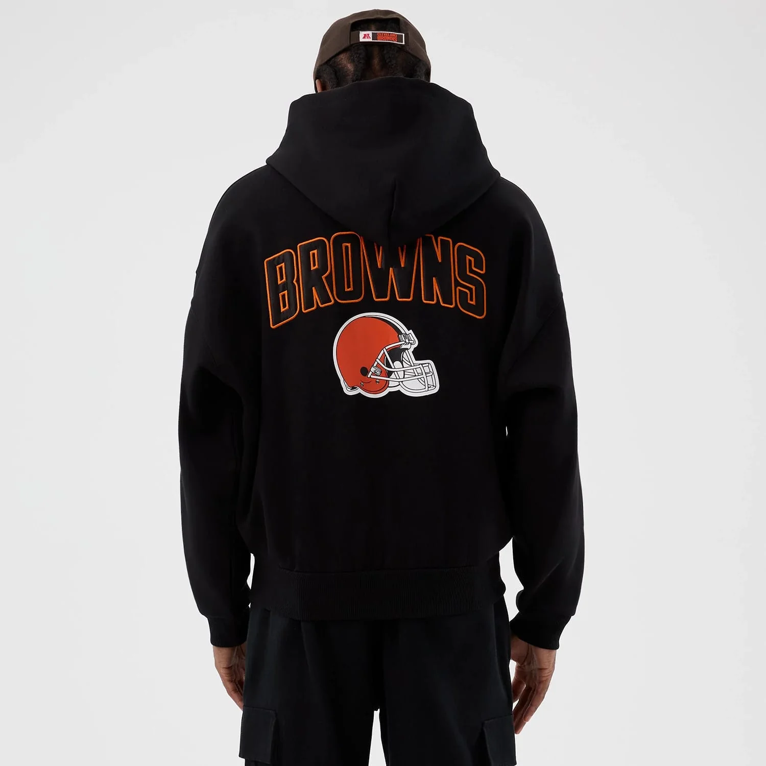 Cleveland Browns NFL International Series Games Black Full Zip Hoodie - Image 2