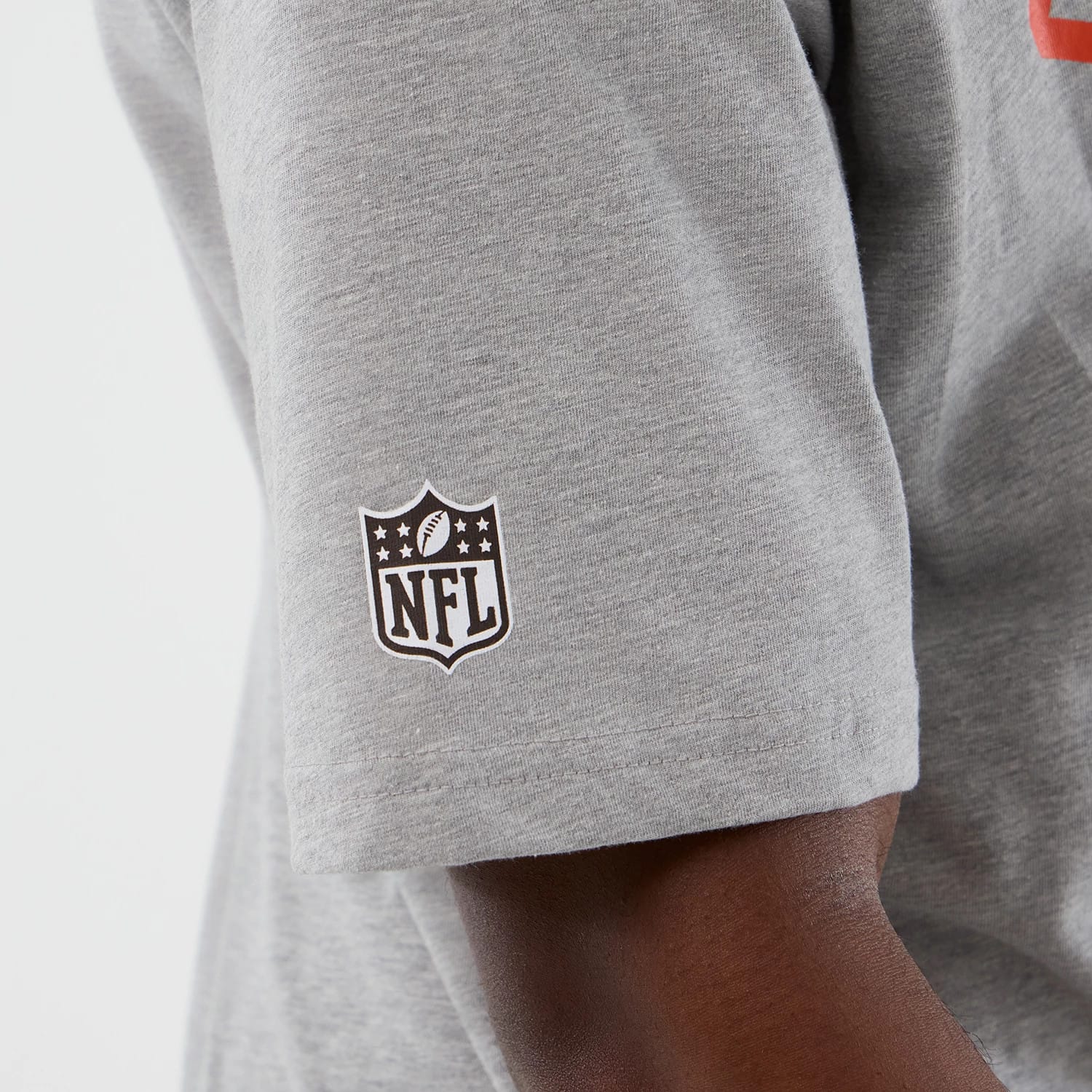 Cleveland Browns NFL International Series Games Grey Oversized T-Shirt - Image 6
