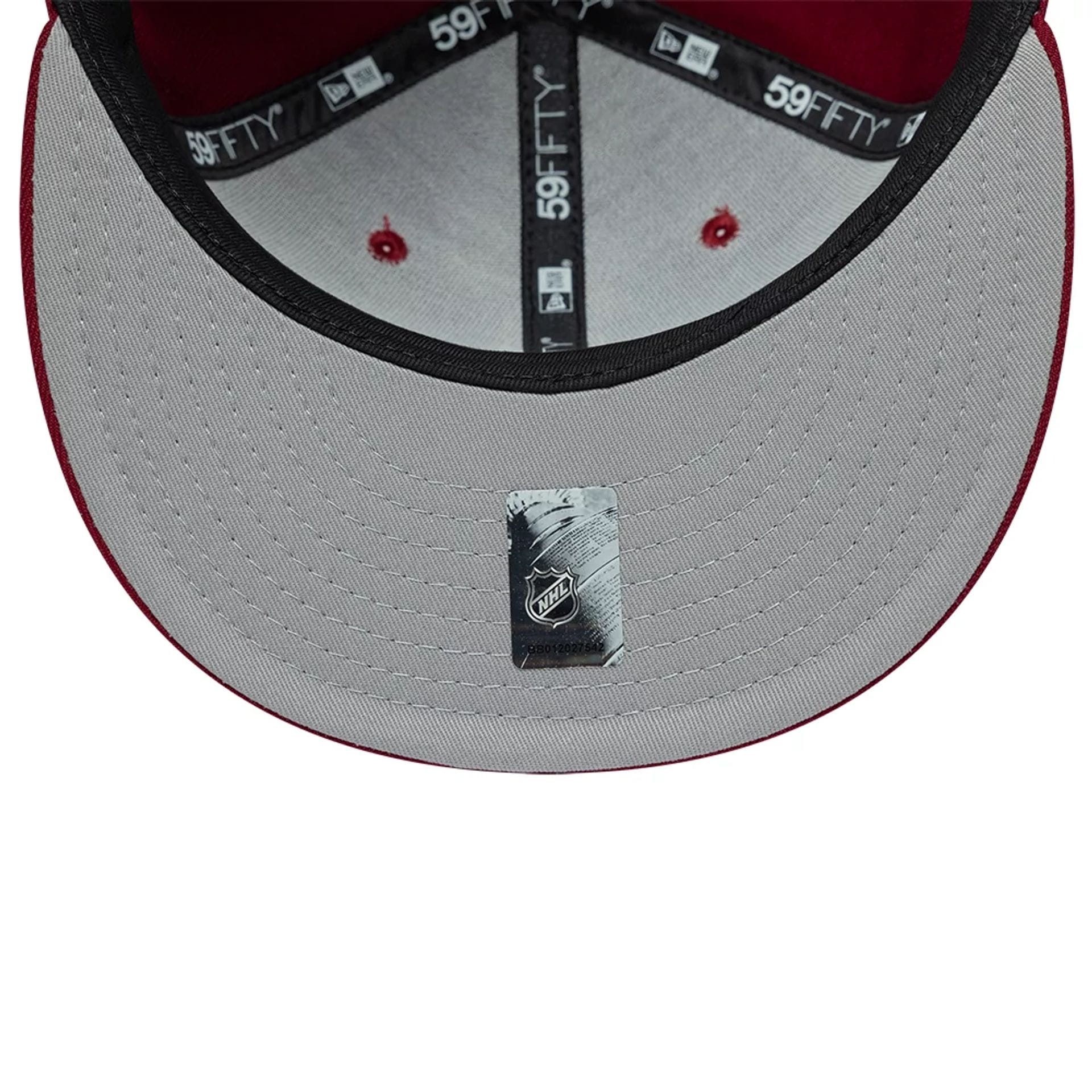 Colorado Avalanche NHL Basic Dark Red 59FIFTY Fitted Cap - Image 2